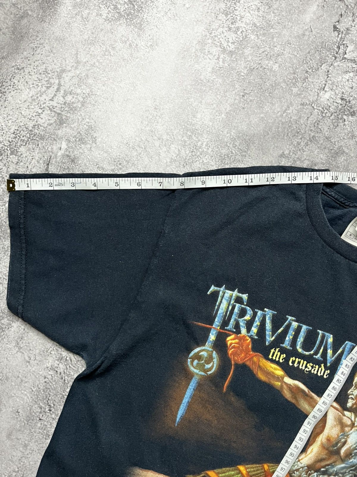 Fruit Of The Loom Vintage 00’s Trivium The Crusade Shirt Men’s M Size US M / EU 48-50 / 2 - 13 Thumbnail