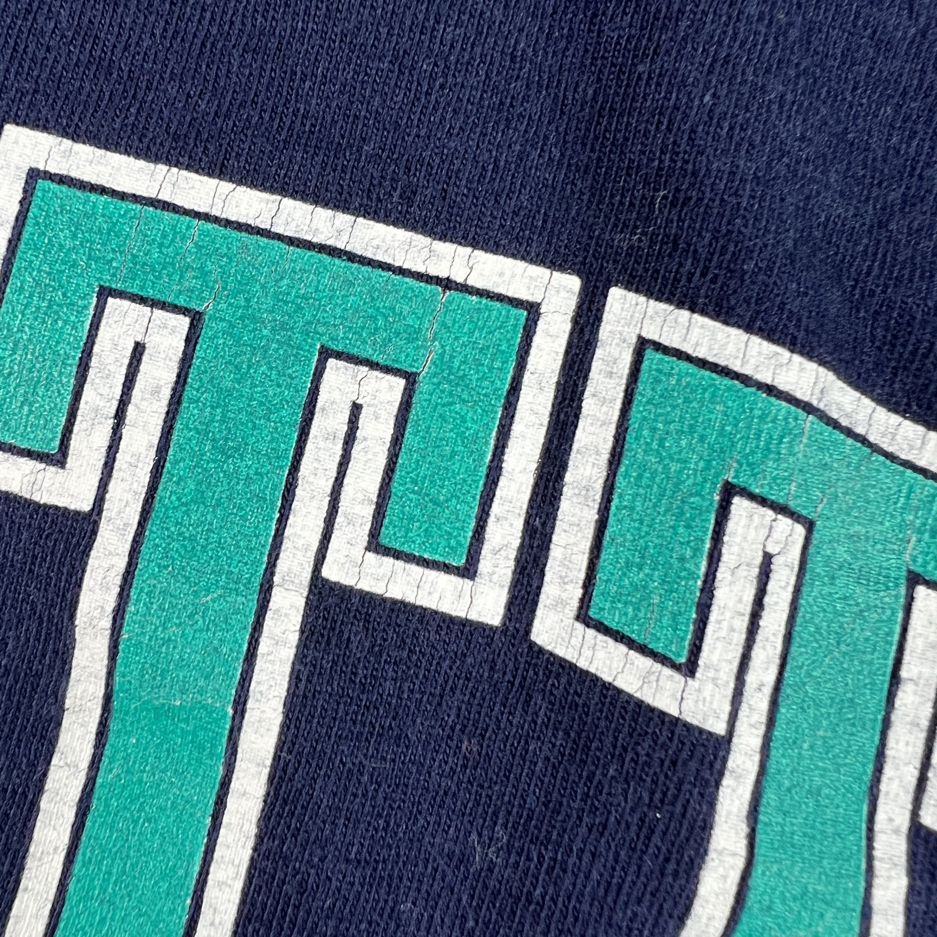 Logo 7 × MLB × Vintage VTG 90s MLB Seattle Mariners Shirt Faded Short Sleeve Tee Size US L / EU 52-54 / 3 - 7 Thumbnail