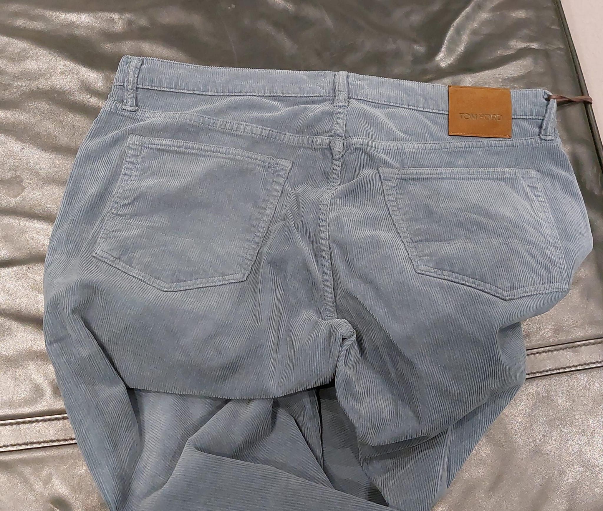 Tom Ford o1loc1c0824 TFD002 Denim Pant in Light Blue Size US 40 / EU 56 - 2 Thumbnail