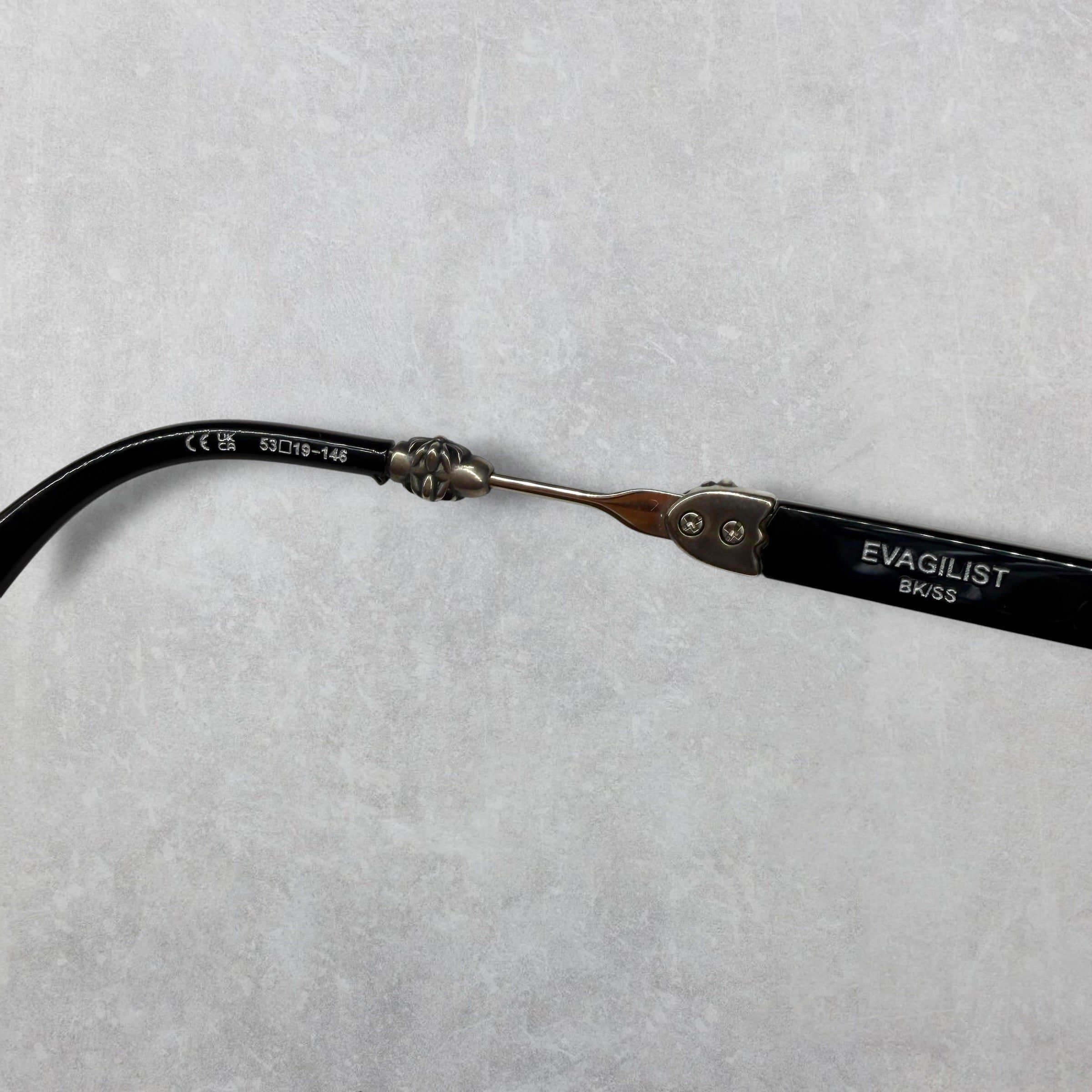 Chrome Hearts Chrome Hearts Evagilist Black Glasses Size ONE SIZE - 7 Thumbnail