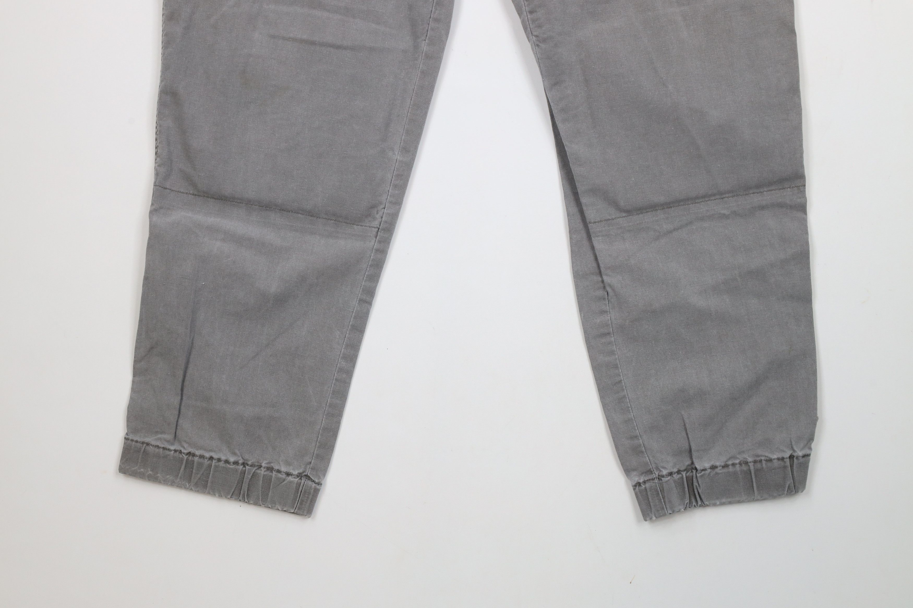 Vintage Vintage 90s Streetwear Stonewash Belted Joggers Pants Gray Size US 36 / EU 52 - 4 Thumbnail