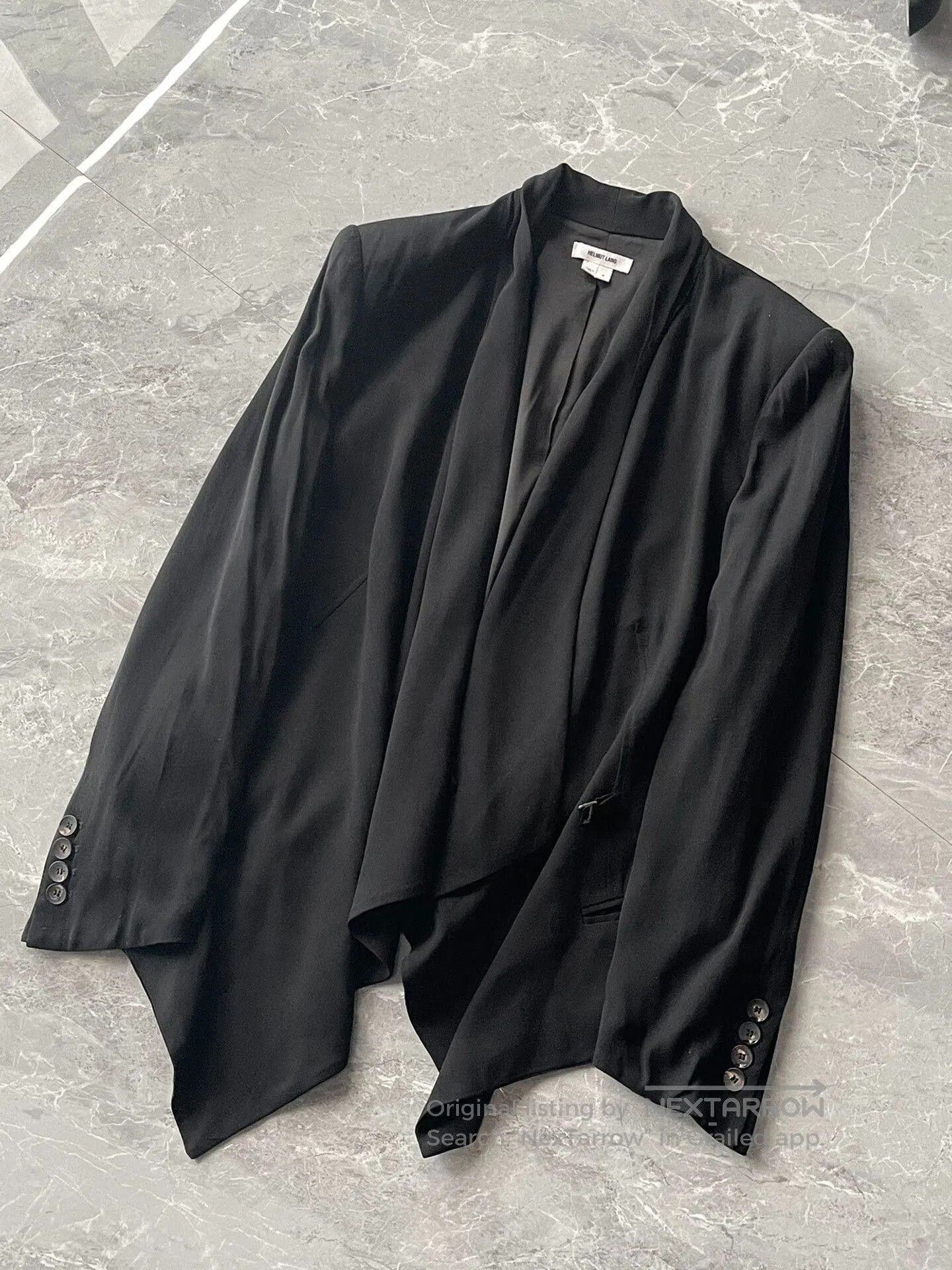 Helmut Lang Helmut Lang Asymmetrical Jacket Blazer. Size XL / US 12-14 / IT 48-50 - 1 Thumbnail