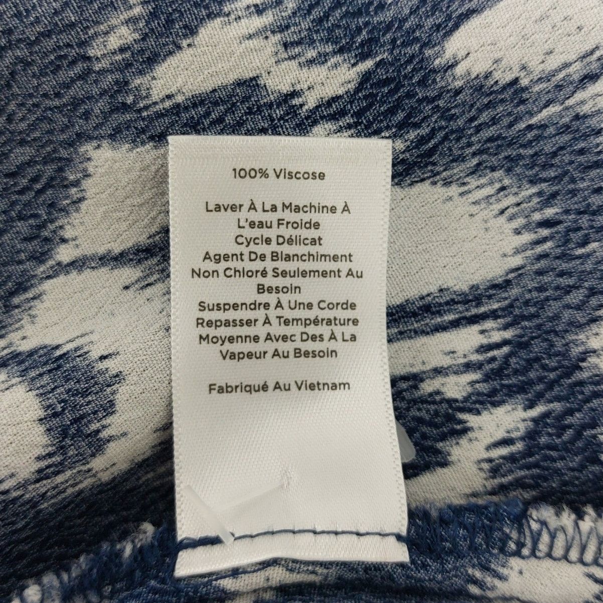 Other Talbots Ikat Midi Skirt Blue Button Front Casual Sz 16 Size 38" / US 16 / IT 52 - 5 Thumbnail