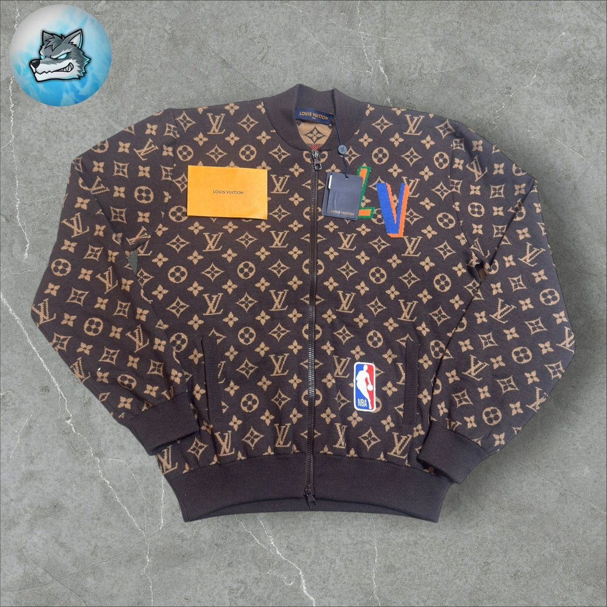 Louis Vuitton × NBA Louis Vuitton x NBA Graphic Blouson Sweater size Large Size US L / EU 52-54 / 3 - 1 Thumbnail
