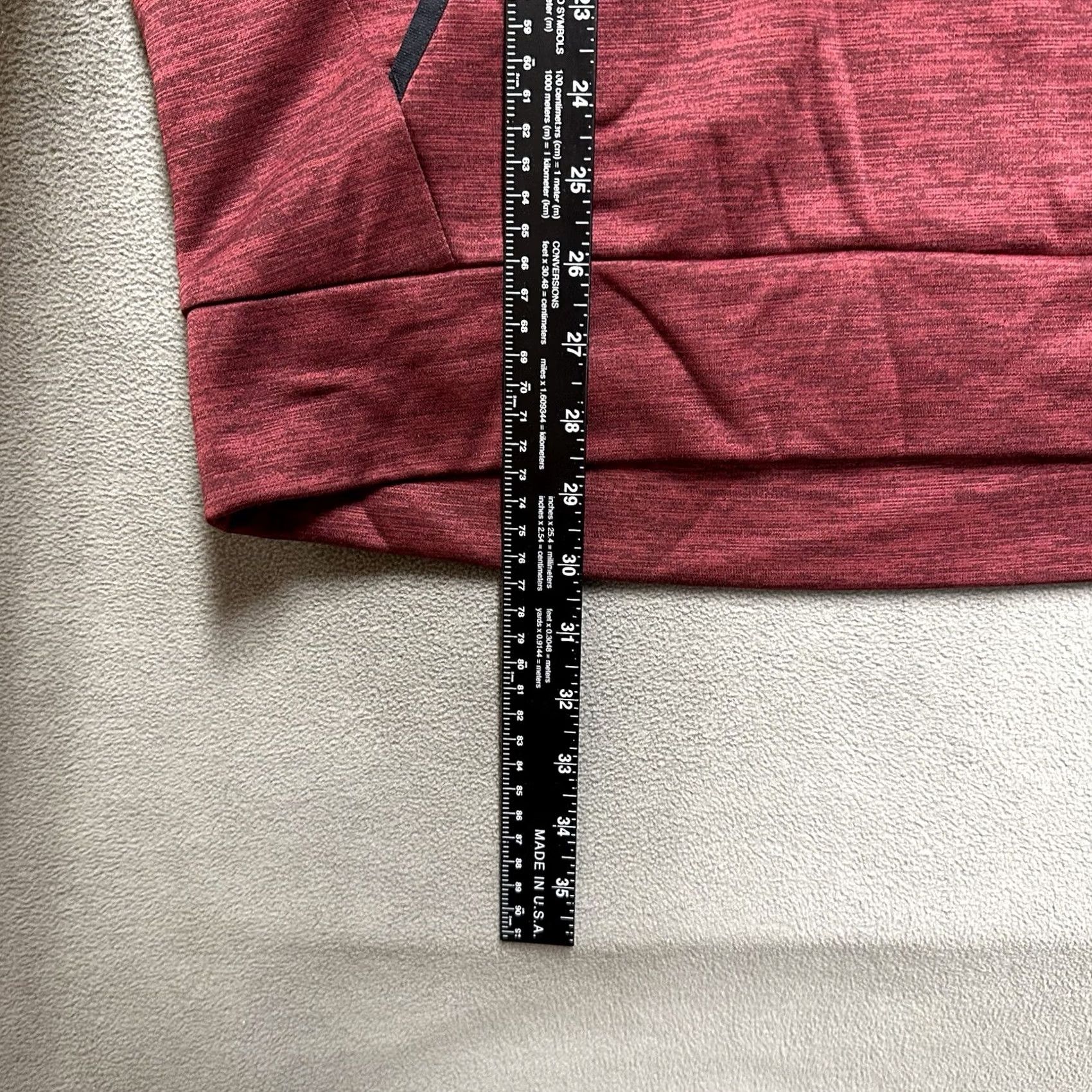 Under Armour Under Armour Fleece Twist Hoodie Mens Large Red Sweatshirt EUC Size US L / EU 52-54 / 3 - 7 Thumbnail