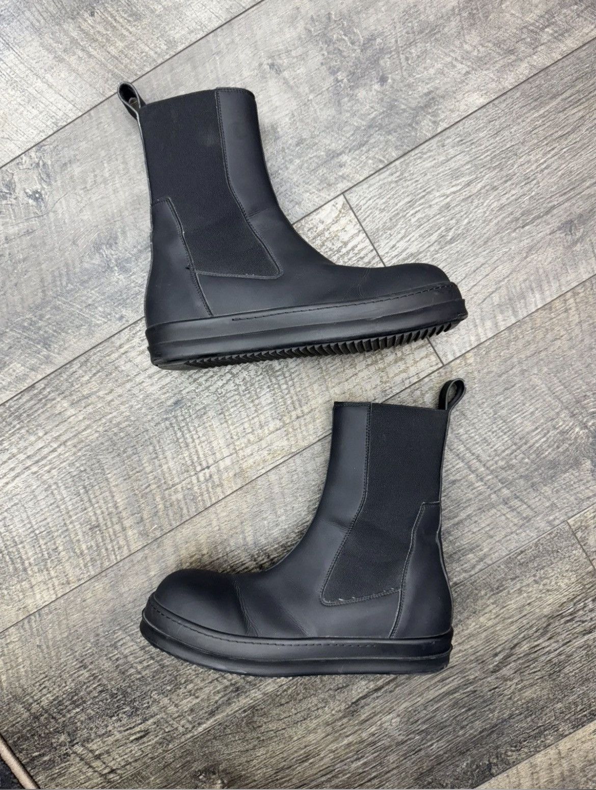 Rick Owens Rick Owens Beatle Bumper Chelsea Boots BLACK(42) Size US 9 / EU 42 - 9 Thumbnail