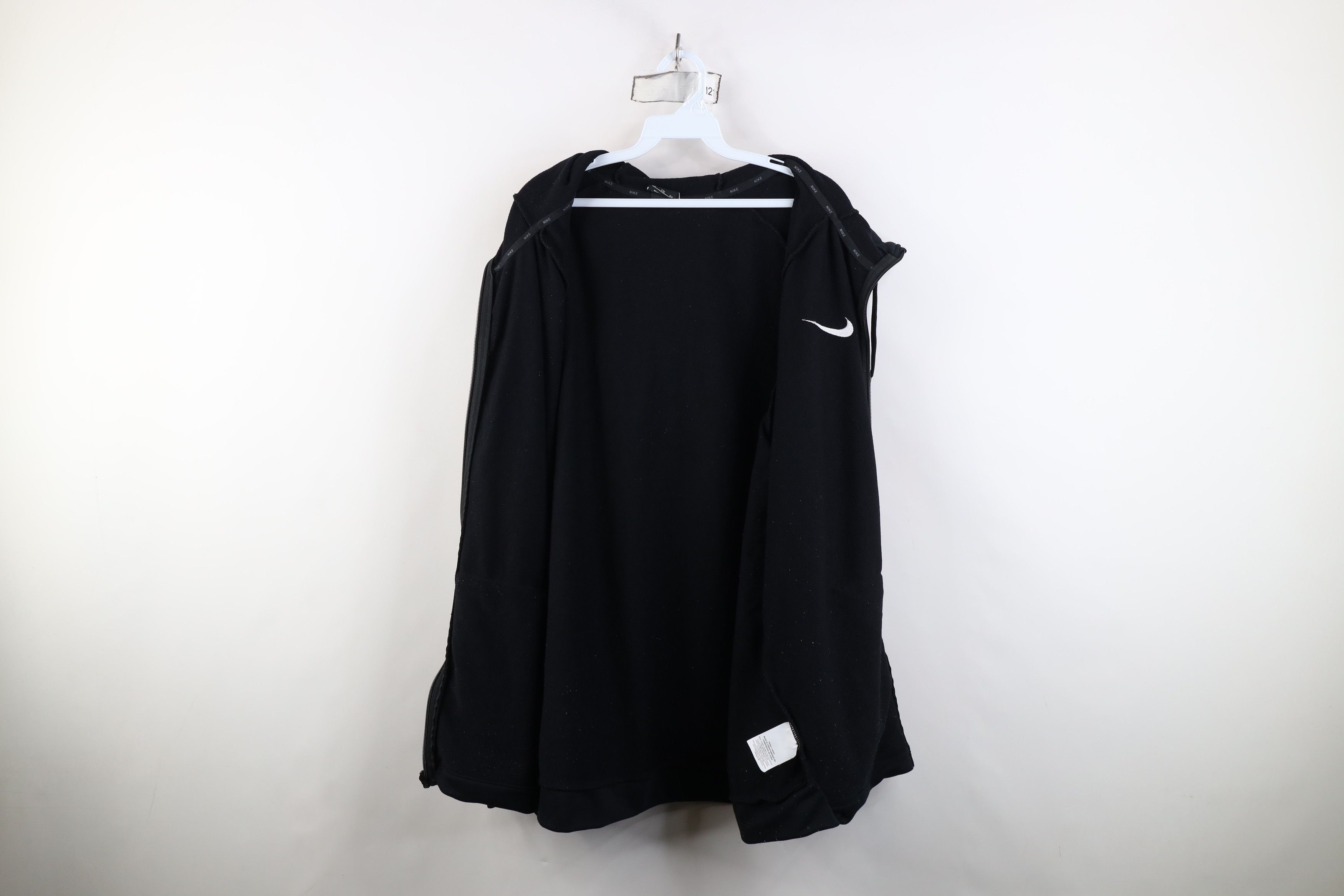 Nike Vintage Y2K Nike Scott Mini Swoosh Knit Full Zip Hoodie Size US XXL / EU 58 / 5 - 9 Thumbnail