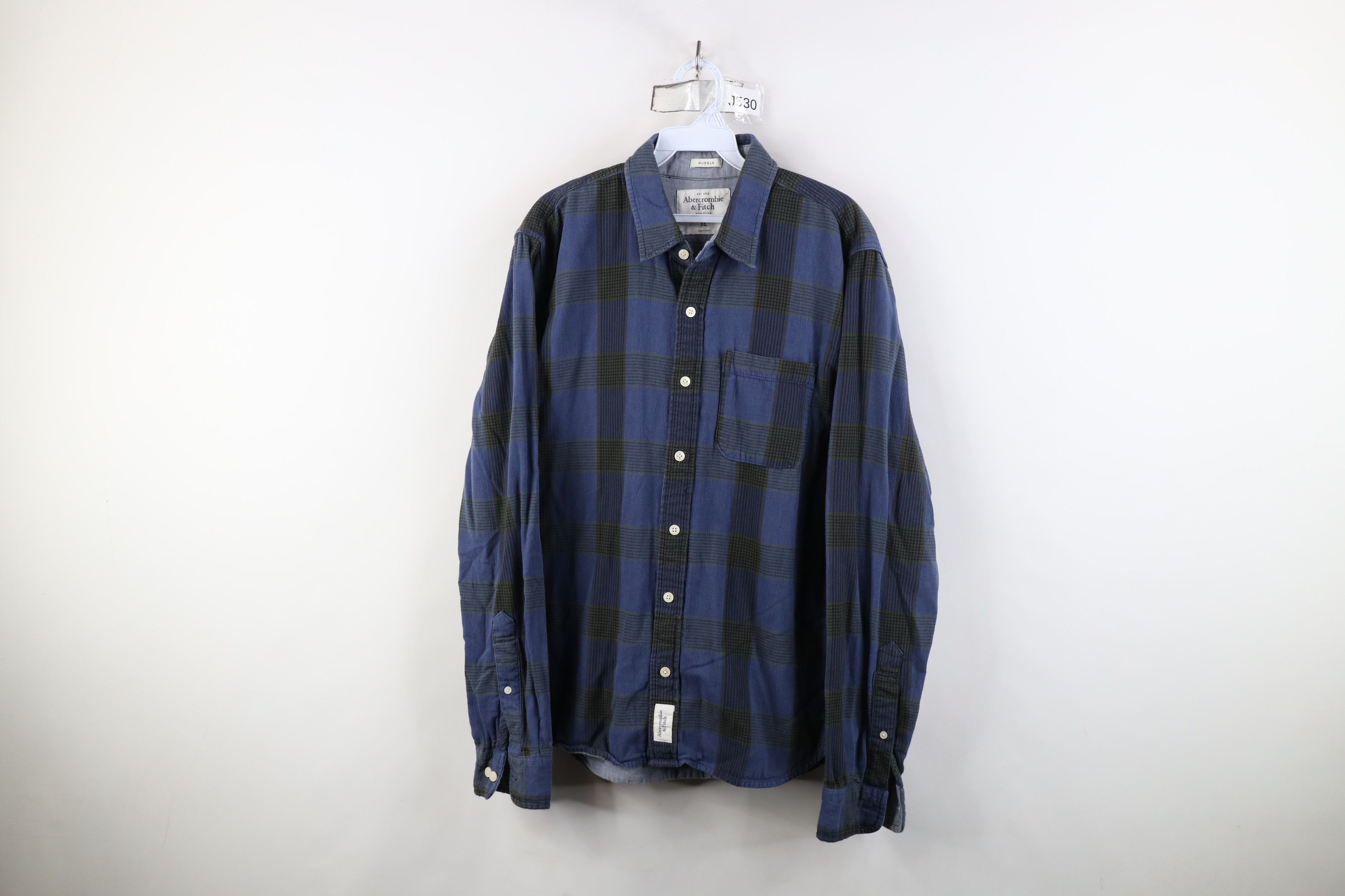 Abercrombie & Fitch Vintage Y2K Abercrombie & Fitch Flannel Button Shirt Plaid Size US XL / EU 56 / 4 - 1 Thumbnail