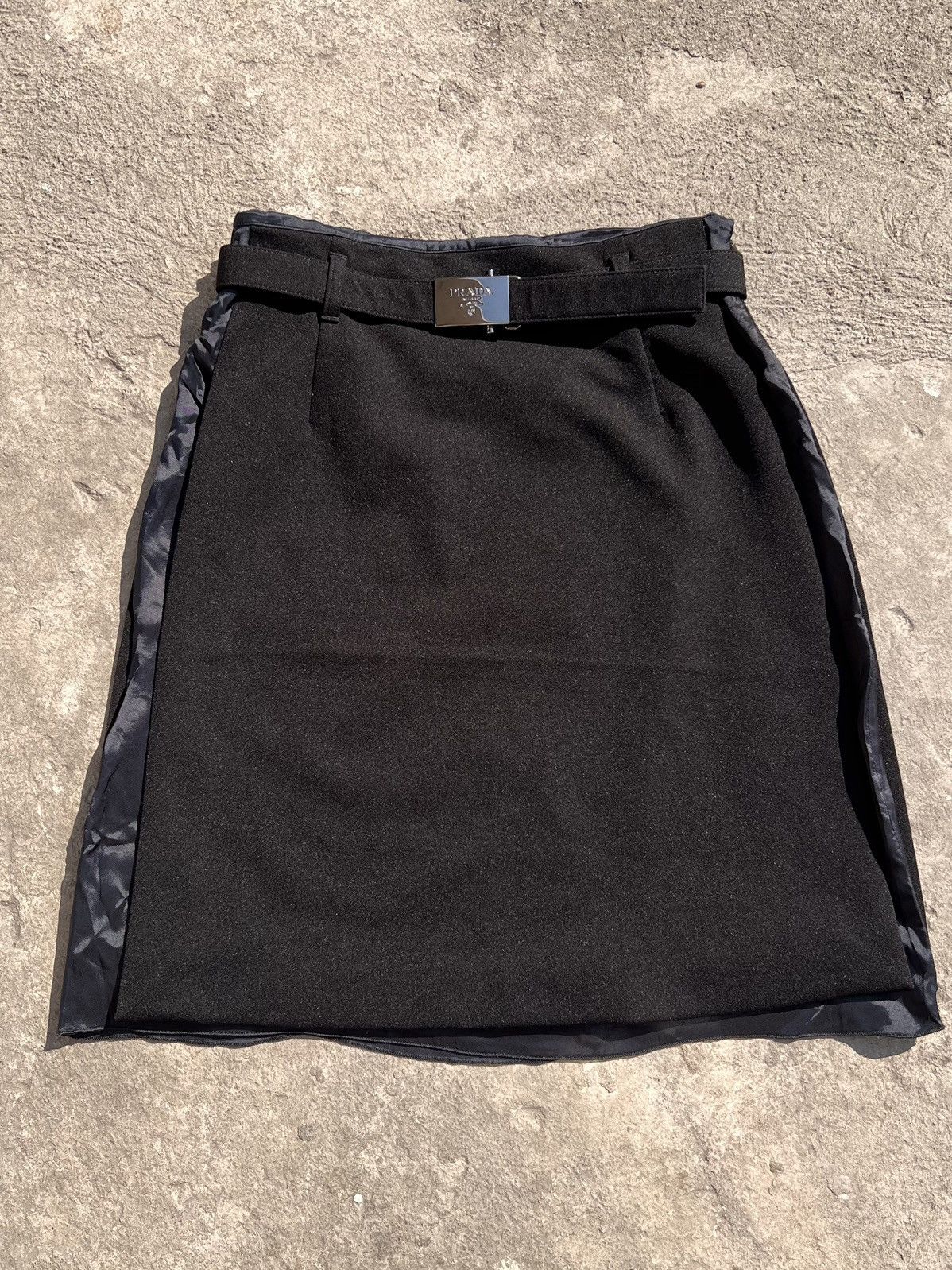 Prada 2010 LINEA ROSA PRADA SPORT BLACK TAB SKIRT Size 27" / US 4 / IT 40 - 3 Thumbnail