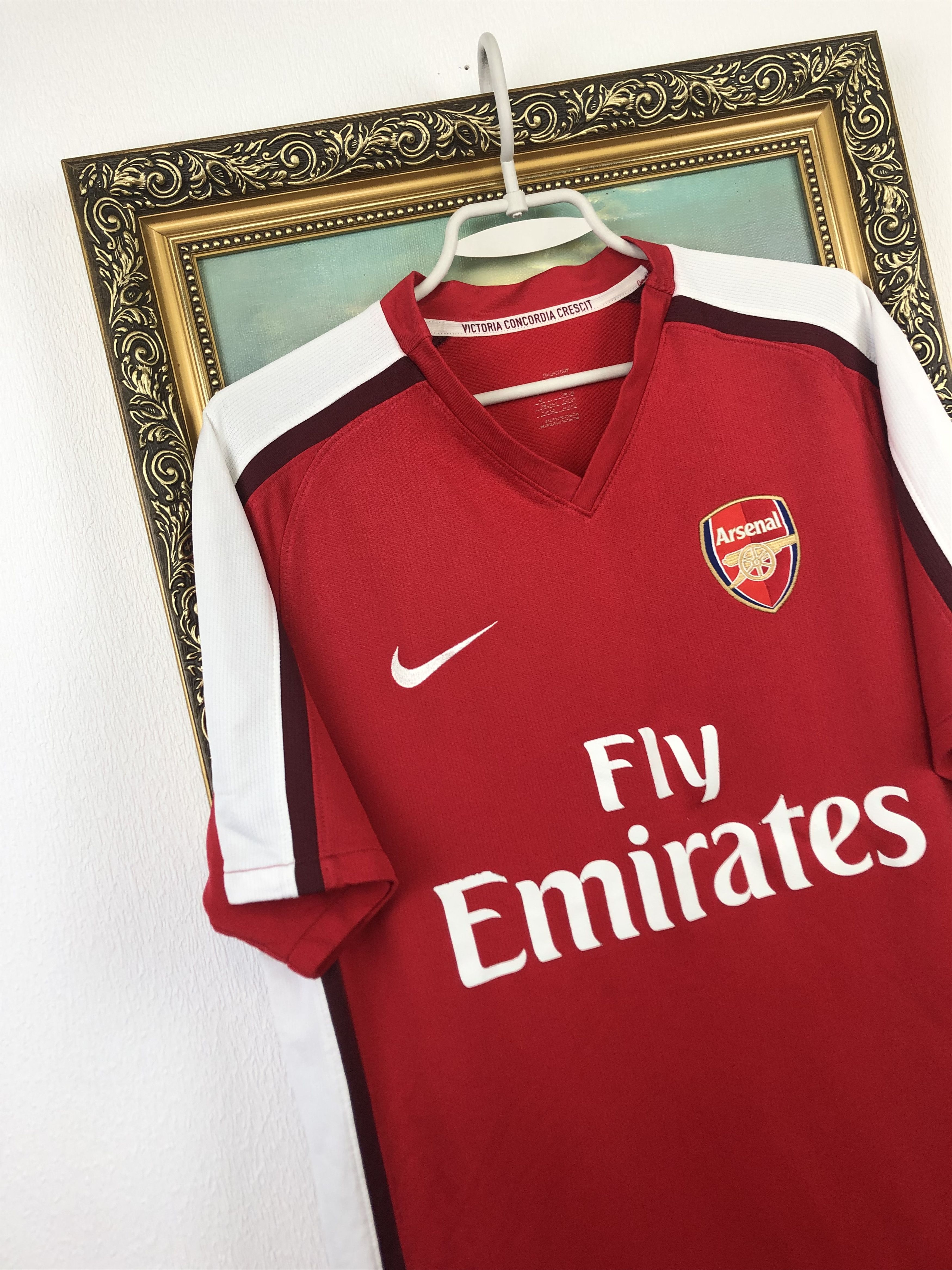 Nike Arsenal football shirt 2008 Soccer Jersey Gunners Tee Hype Size US M / EU 48-50 / 2 - 3 Thumbnail