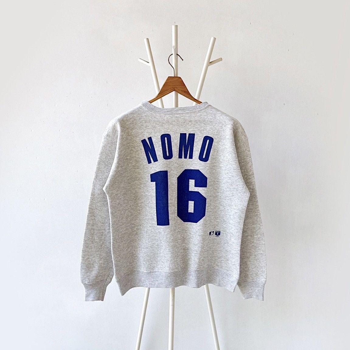 Hanes × Vintage 90s Hideo Nomo Los Angeles Dodgers player MLB sweatshirt/ M Size US M / EU 48-50 / 2 - 7 Thumbnail