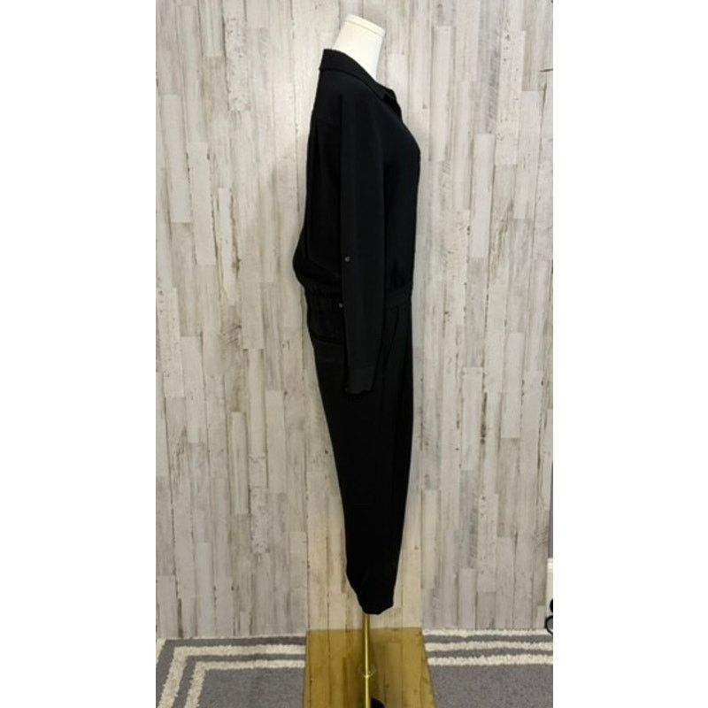 Vince Vince Women's Black Long Sleeve Jumpsuit Size 6 Formal Size 28" / US 6 / IT 42 - 2 Thumbnail