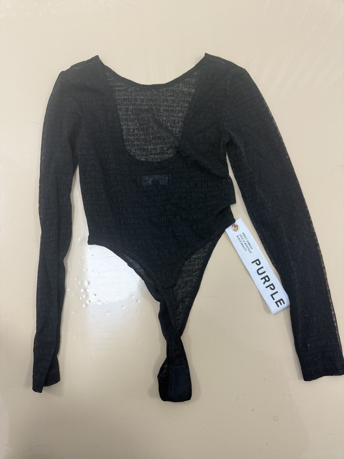 Other Purple Brand Lace Black Bodysuit Size S / US 4 / IT 40 - 1 Thumbnail
