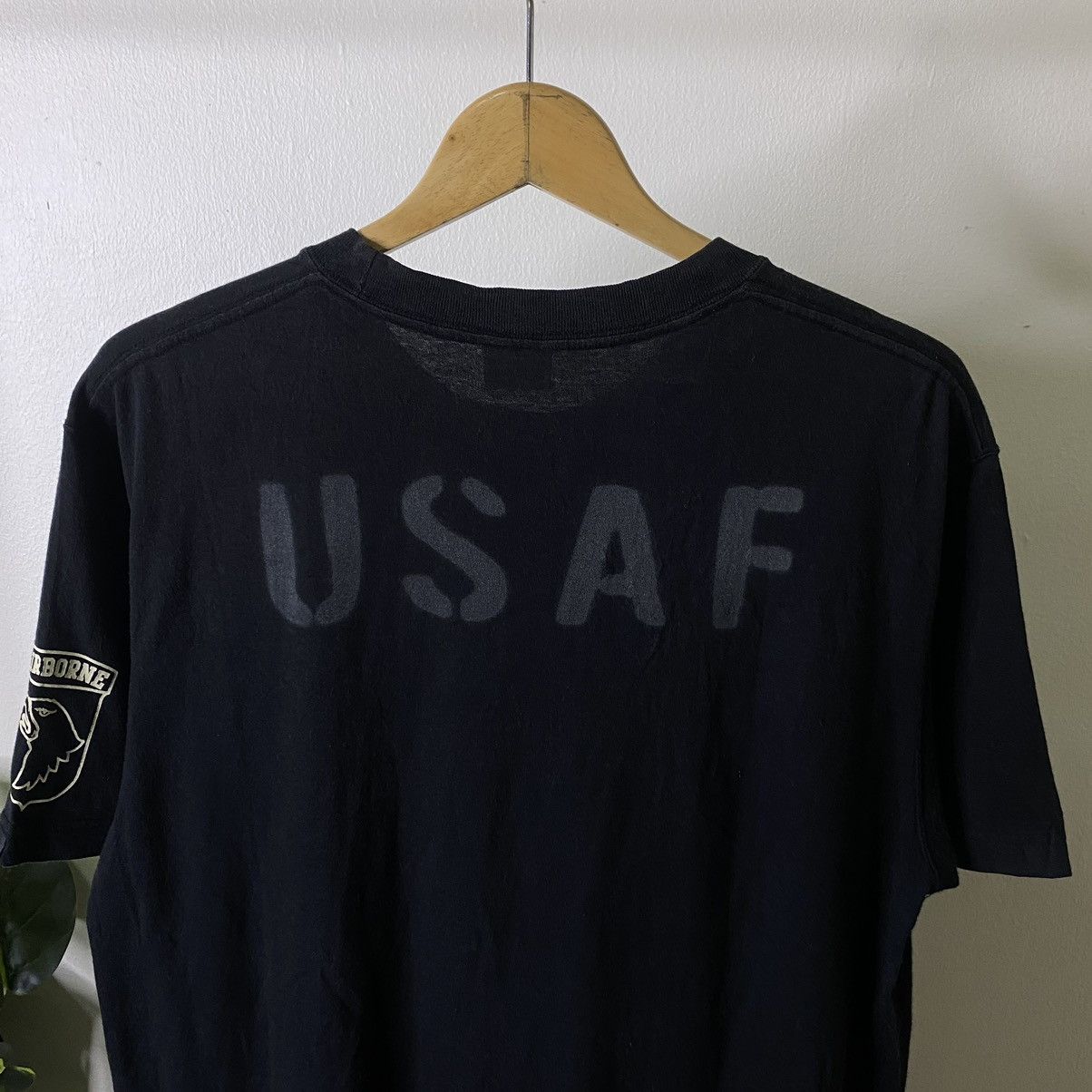 Alpha Industries Y2K Alpha Industries x USAF Airborne Army Military Tee Size US L / EU 52-54 / 3 - 2 Thumbnail