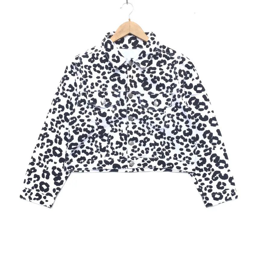 Guess Guess Georgia Marciano Leopards Camouflage Denime Jacket Size US XXS / EU 40 - 1 Thumbnail