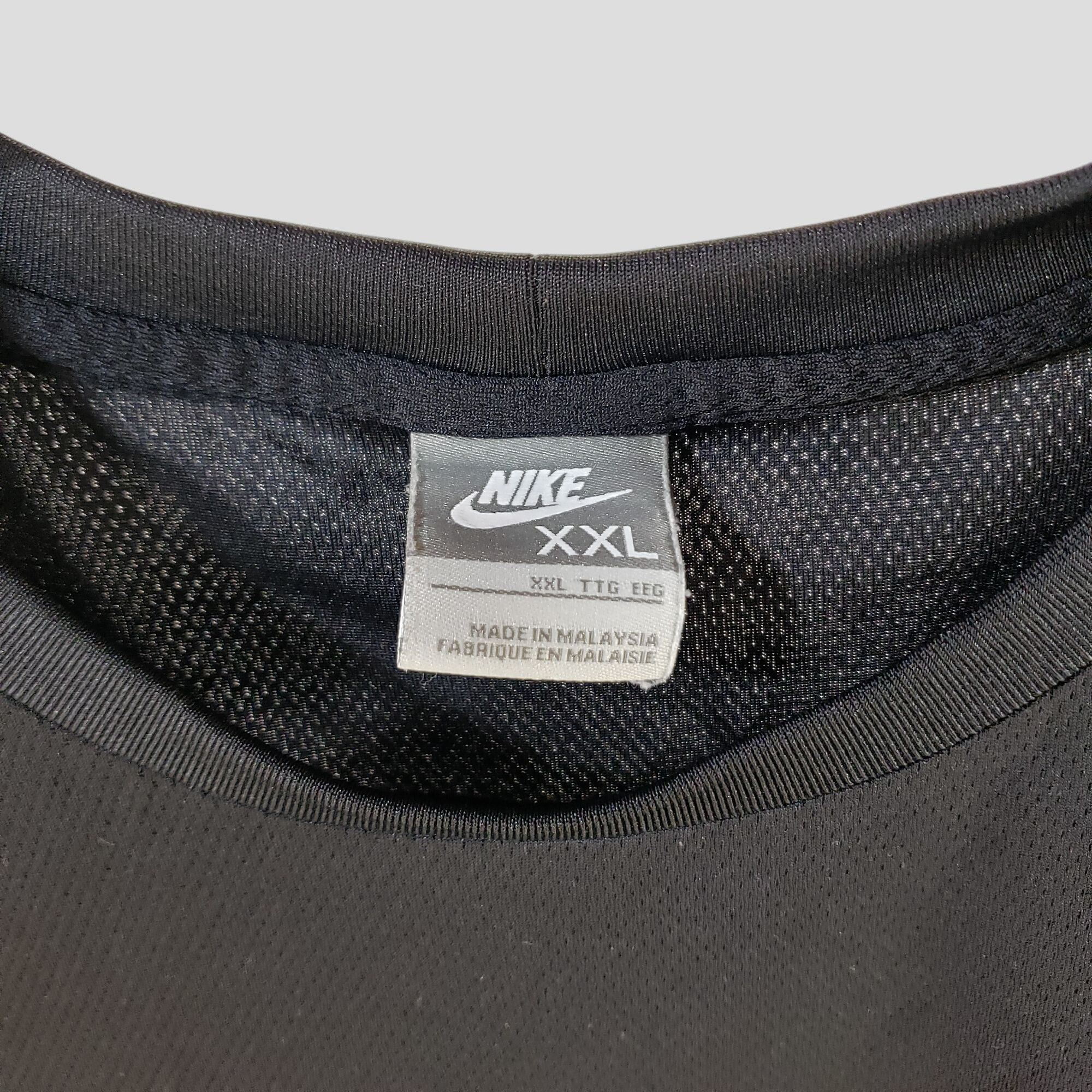 Nike Nike Black 100% Polyester Short Sleeve Pullover Mens XXL Size US XXL / EU 58 / 5 - 6 Thumbnail