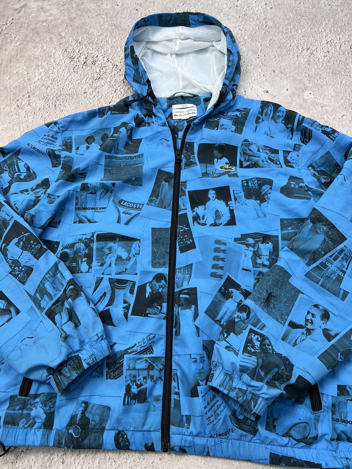Lacoste × Polaroid Vintage Lacoste x Polaroid track nylon zip jacket Size US L / EU 52-54 / 3 - 10 Thumbnail