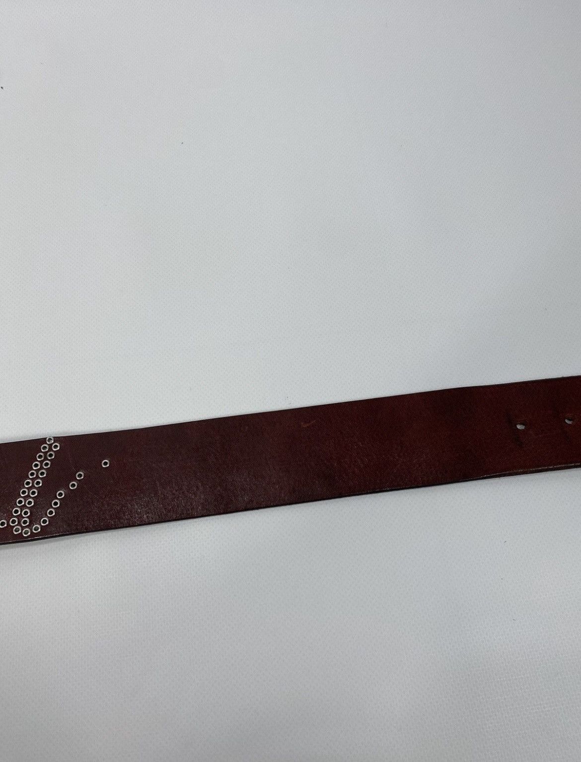 Diesel Studded Diesel Horseshoe Cowboy Western Big Leather Size 34 - 9 Thumbnail