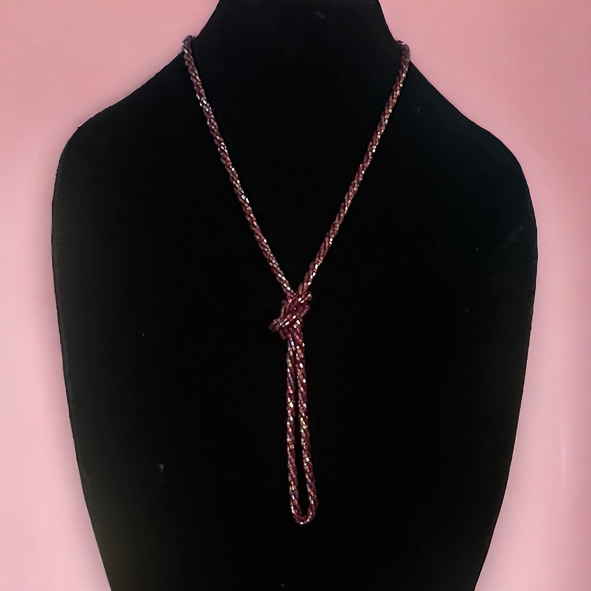 Other Nolan Miller iridescent purple glass twisted bead necklace Size ONE SIZE - 1 Thumbnail