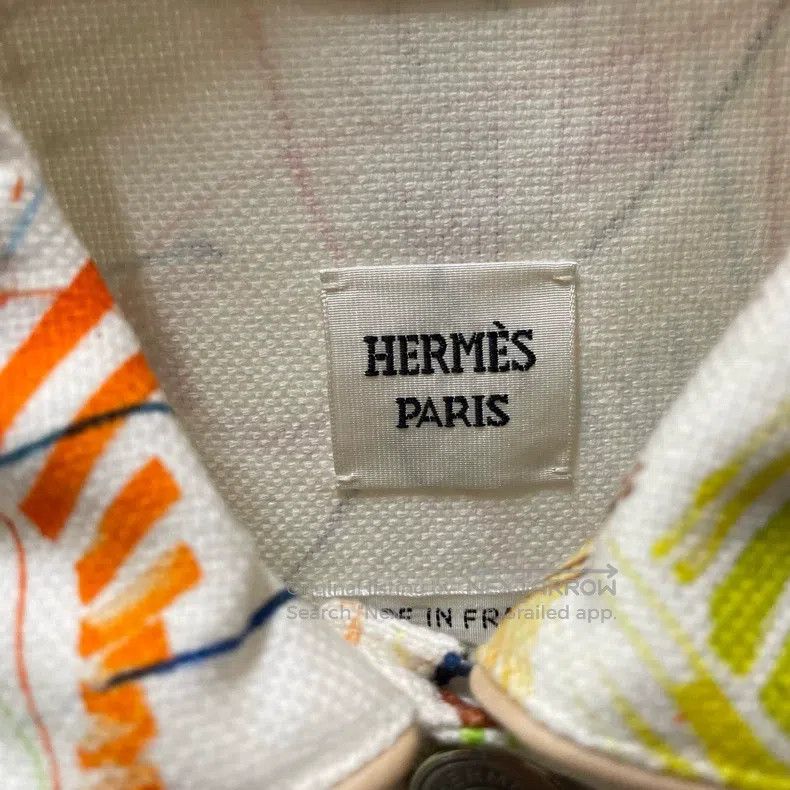 Hermes Hermes Graffiti Denim Jacket Size XXS / US 00 / IT 34 - 3 Thumbnail
