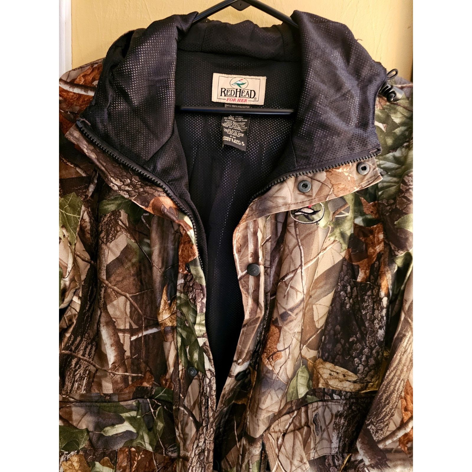 Redhead Ladies Redhead Camo Jacket Hoodie Bone Dry Windproof Small Size S / US 4 / IT 40 - 3 Thumbnail