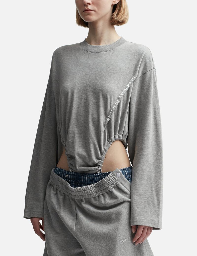 Y/Project $420 NWT Y/Project Evergreen Pinched Logo Bodysuit Size M / US 6-8 / IT 42-44 - 3 Thumbnail