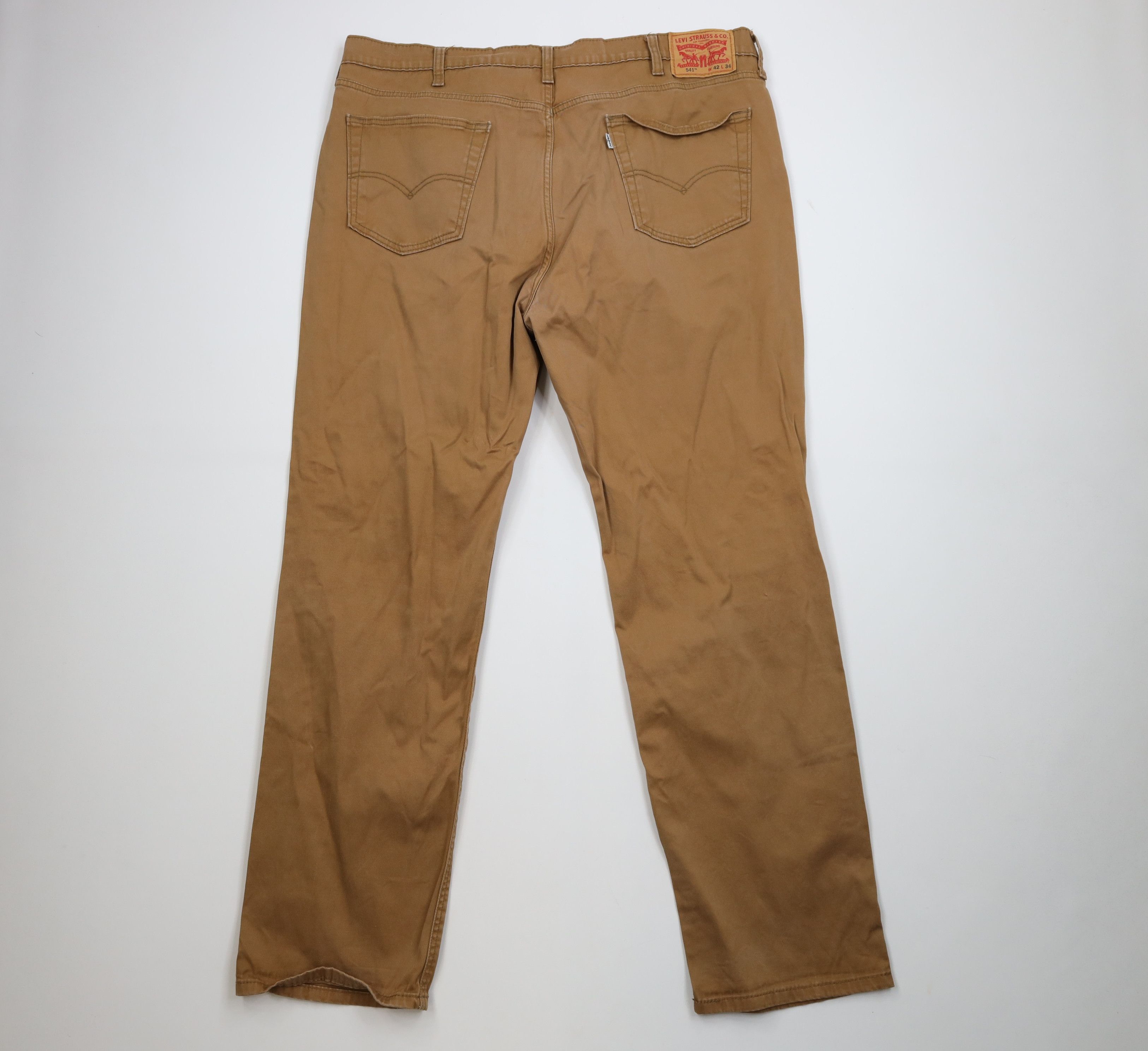 Levi's Vintage Y2K Levis 541 Athletic Fit Tapered Leg Pants Brown Size US 42 / EU 58 - 10 Thumbnail