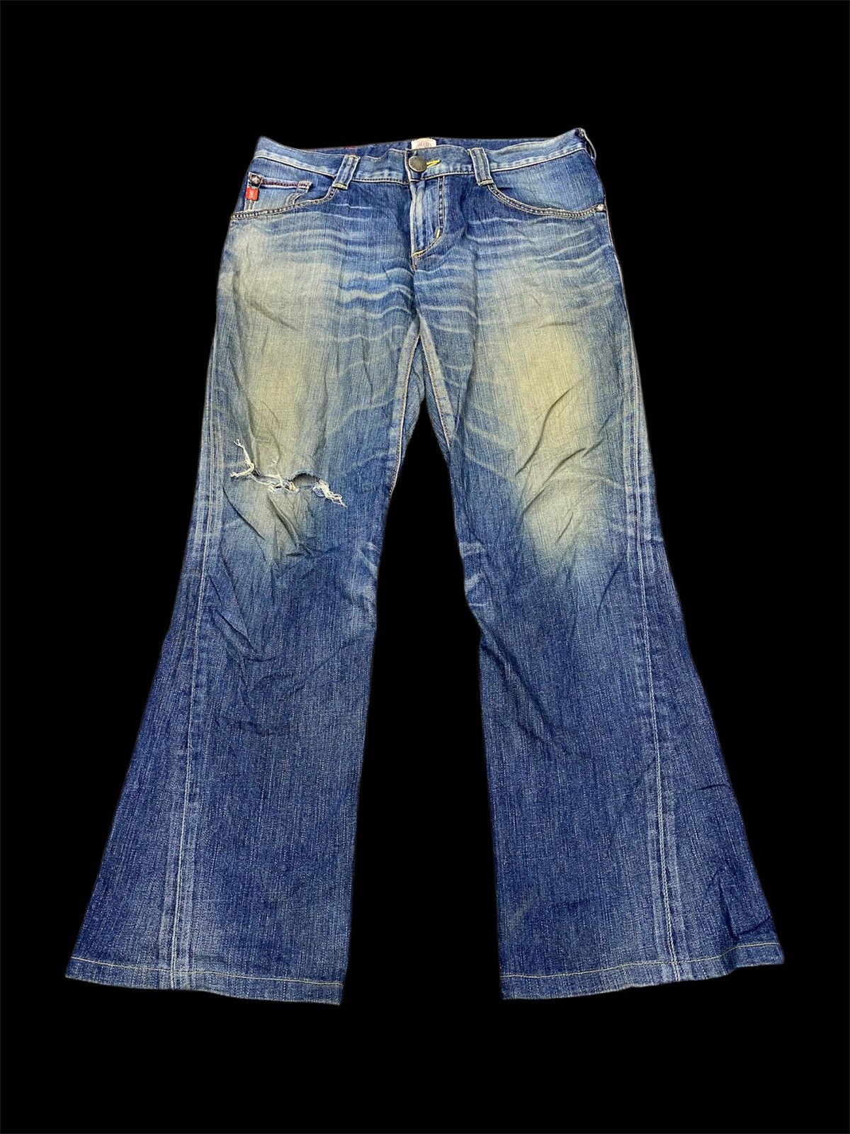 Edwin × If Six Was Nine × Japanese Brand vintage buckle back leather edwin western vintage style Size US 34 / EU 50 - 13 Thumbnail