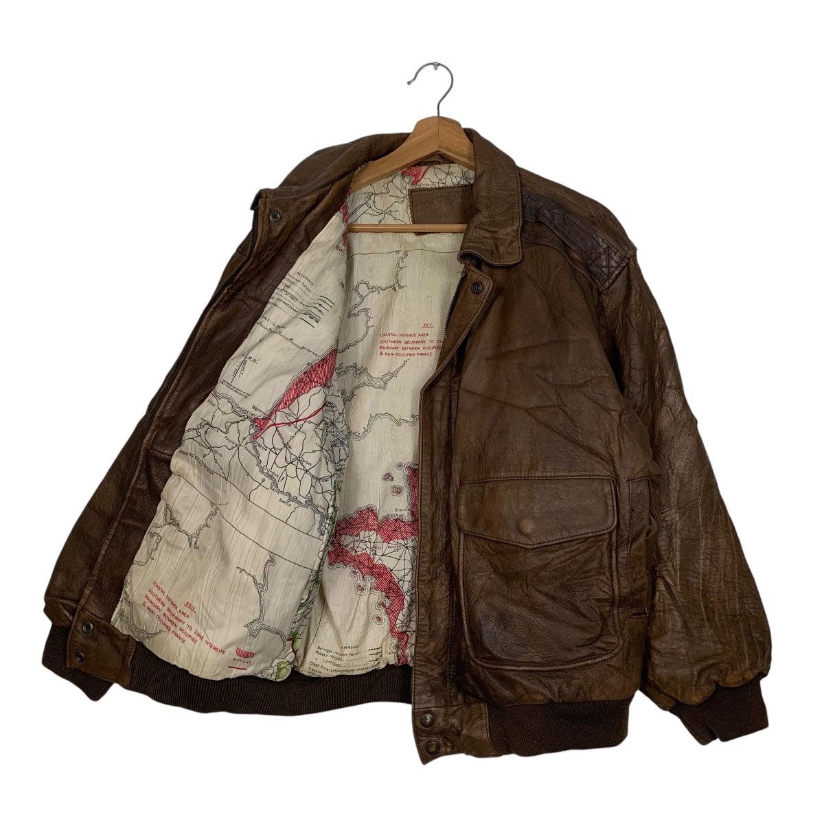 Japanese Brand Japanese Brand Sub Urban Tokyo Military Leather Jacket Size US M / EU 48-50 / 2 - 9 Thumbnail