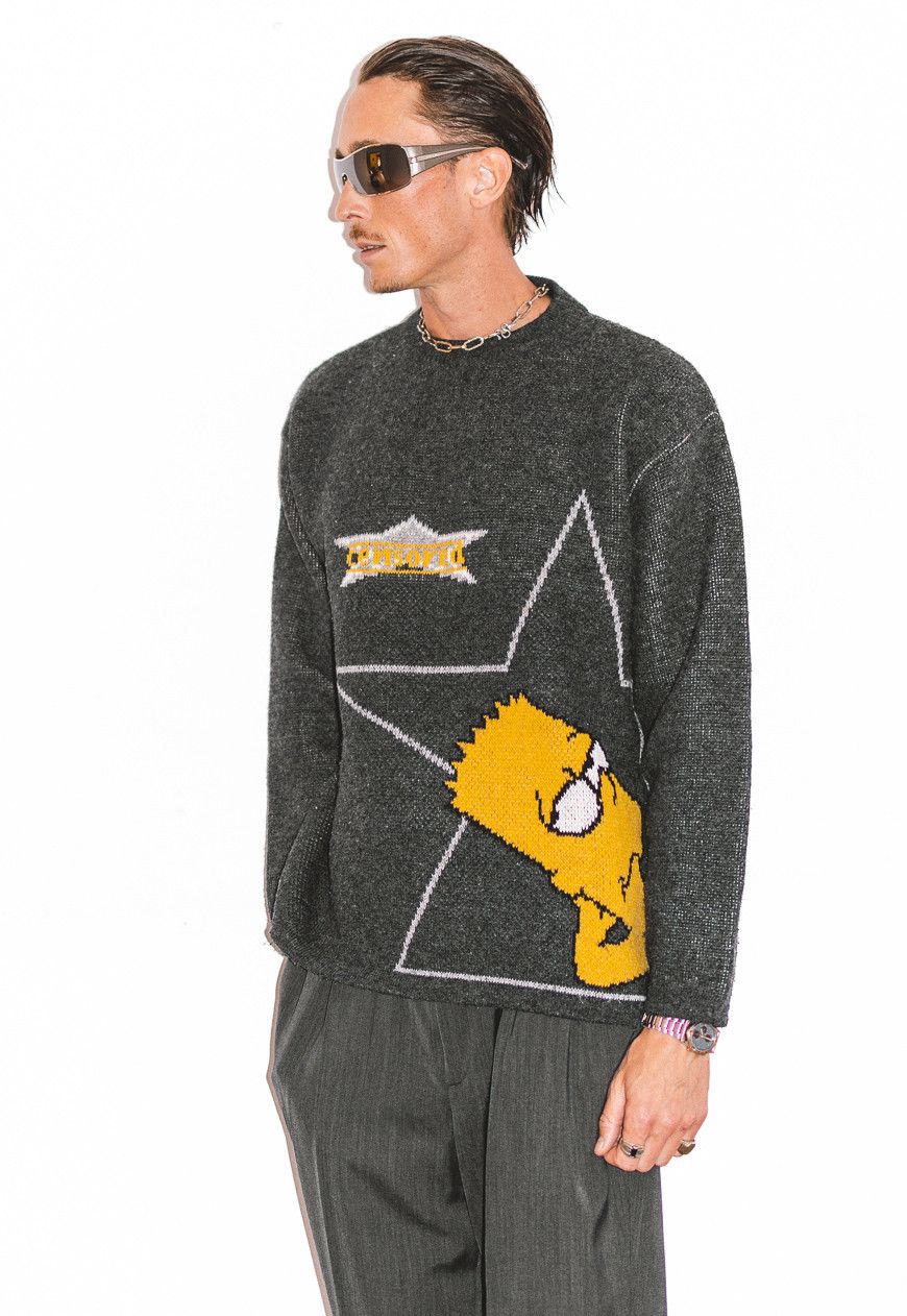 The Simpsons × Vintage Rare Y2k Bart Simpson MovieStar cartoon graphic Sweater Size US M / EU 48-50 / 2 - 5 Thumbnail