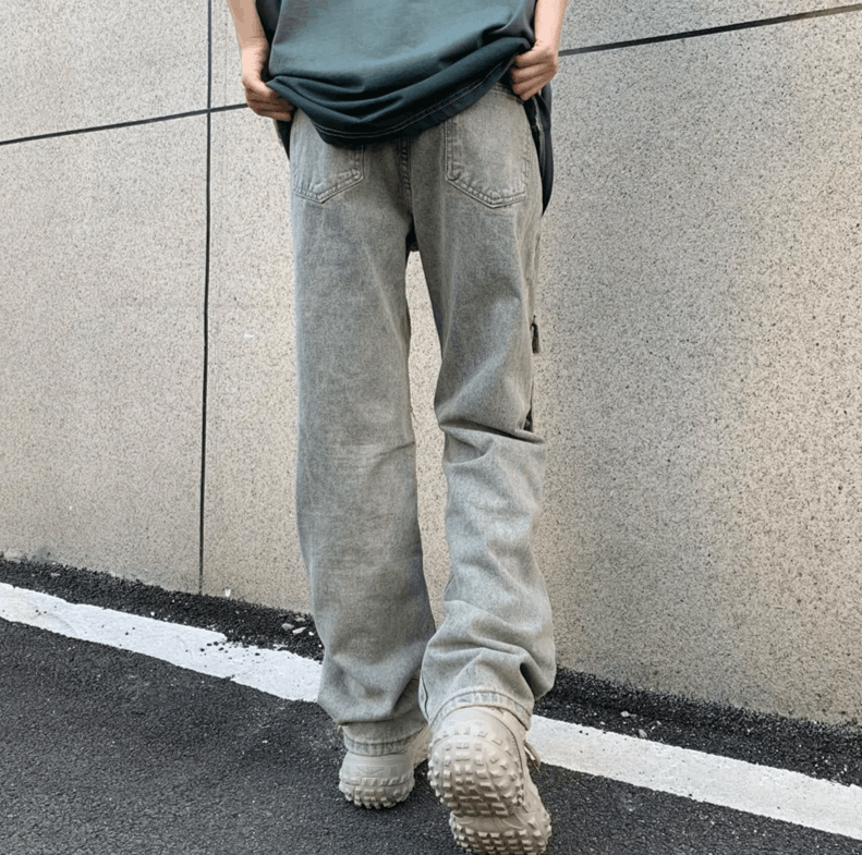 Japanese Brand Y2K Streetwear Ripped Jeans Size US 30 / EU 46 - 2 Thumbnail