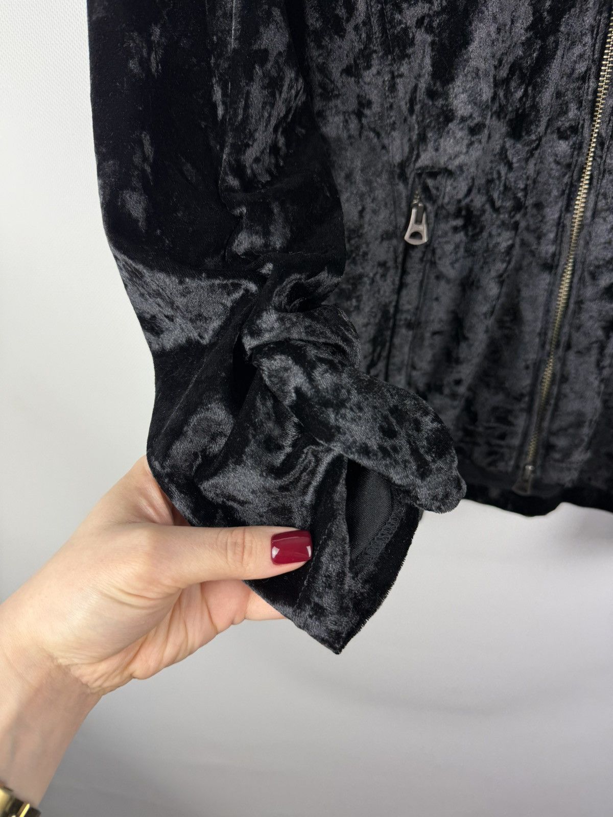 CIVARIZE × Japanese Brand Civarize Y2K Gothic Studded Velour Full Zip Track Top Jacket Size L / US 10 / IT 46 - 19 Thumbnail