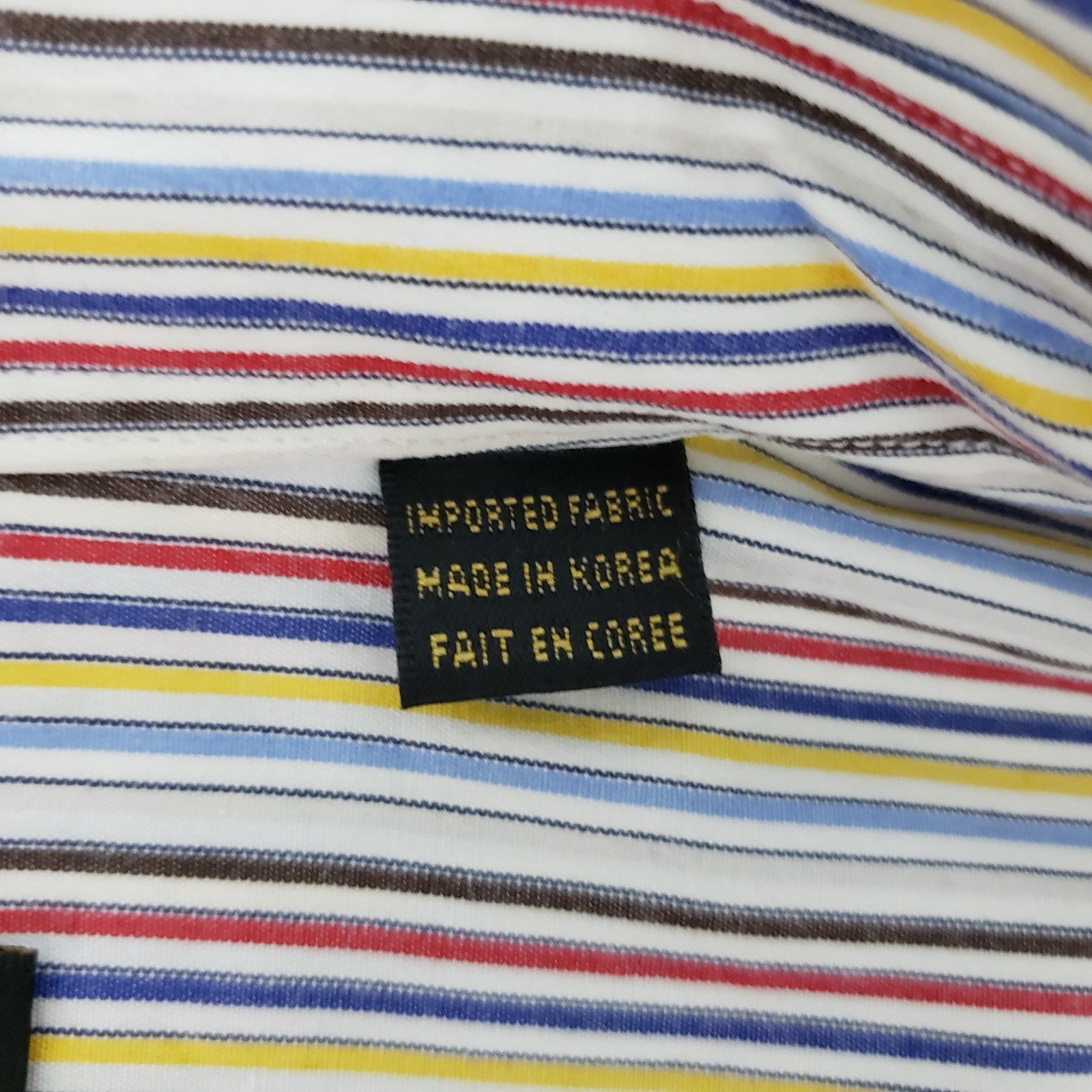 BUGATCHI BUGATCHI Uomo Shirt Hidden Button-Down Colorful Striped S/S Size US L / EU 52-54 / 3 - 11 Thumbnail