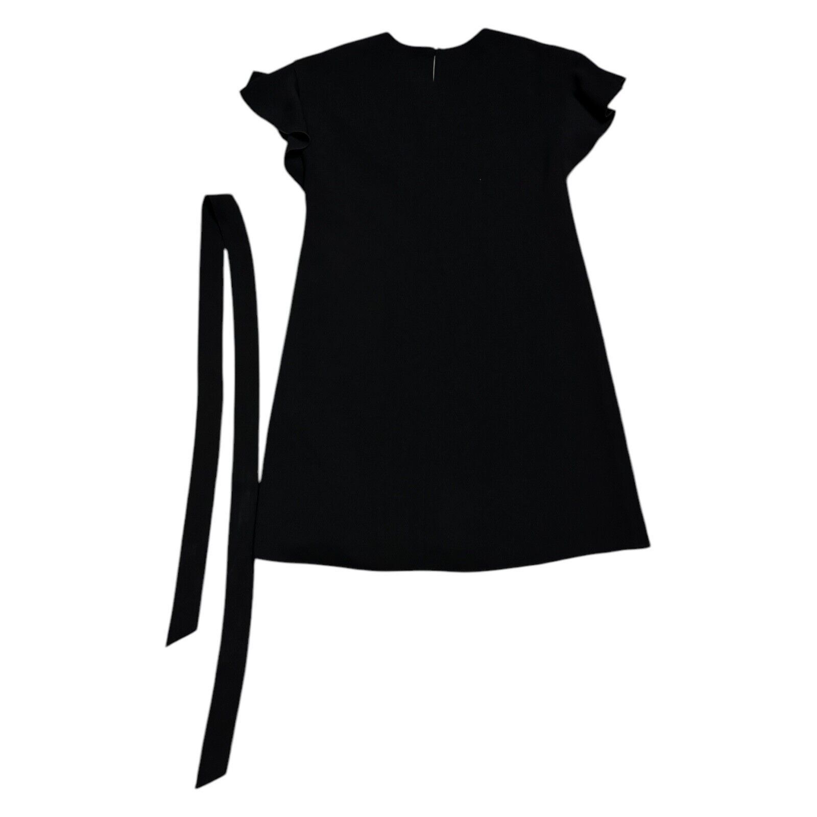 Lafayette 148 Lafayette 148 Luxury Designer V-Neck Ruffle Mini Dress Small Size S / US 4 / IT 40 - 6 Thumbnail