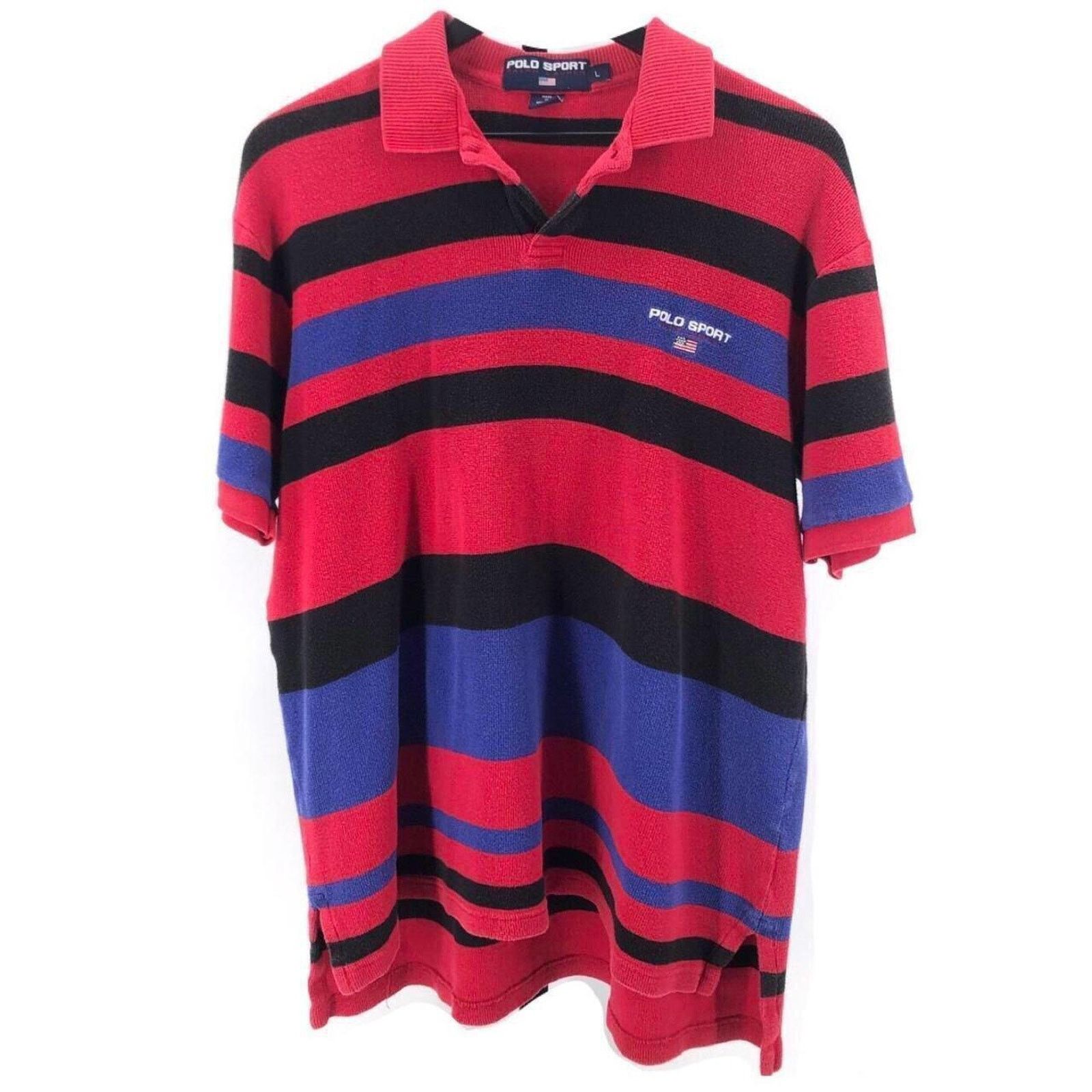 ポロ ラルフローレン FOX CANYON RAPIDS 長袖シャツ Lサイズ Ralph Lauren Vintage Ralph Lauren Polo Sport Fox Canyon
