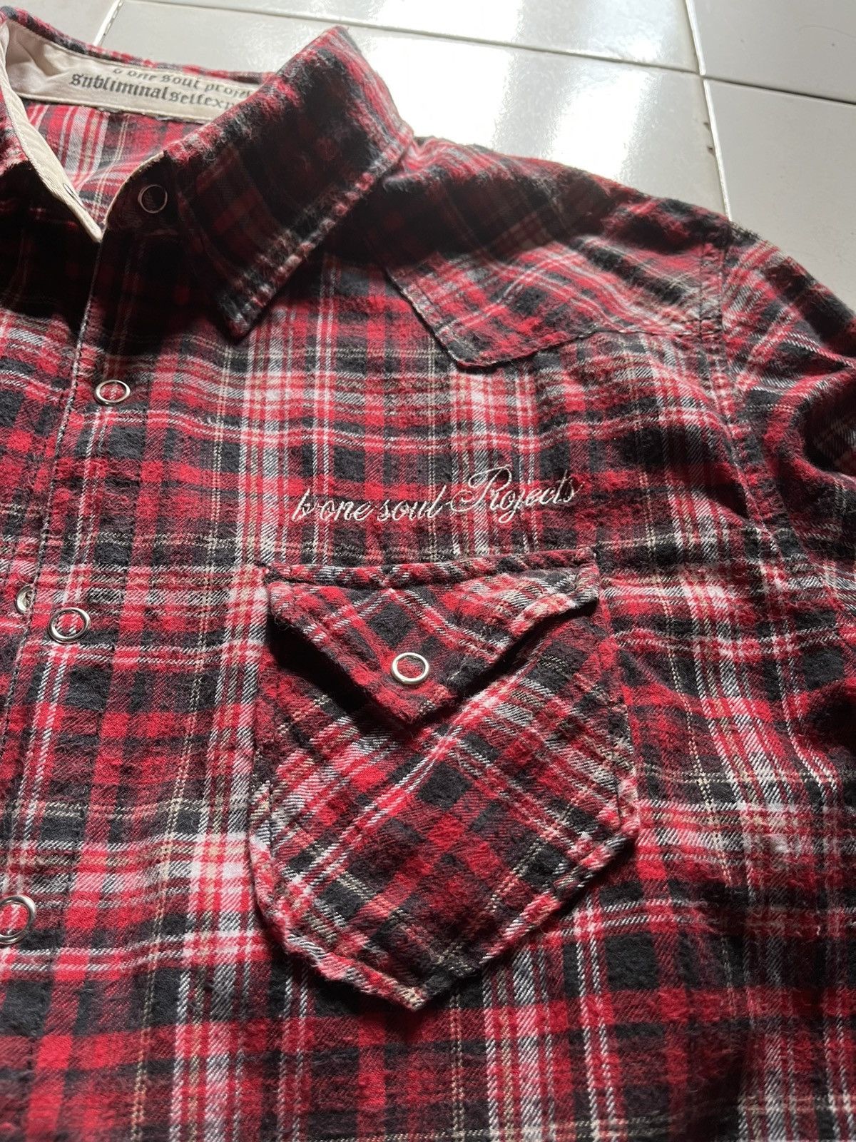 If Six Was Nine × Japanese Brand × Le Grande Bleu (L.G.B.) Bone soul project shirt.if six was nine style Size US L / EU 52-54 / 3 - 2 Thumbnail