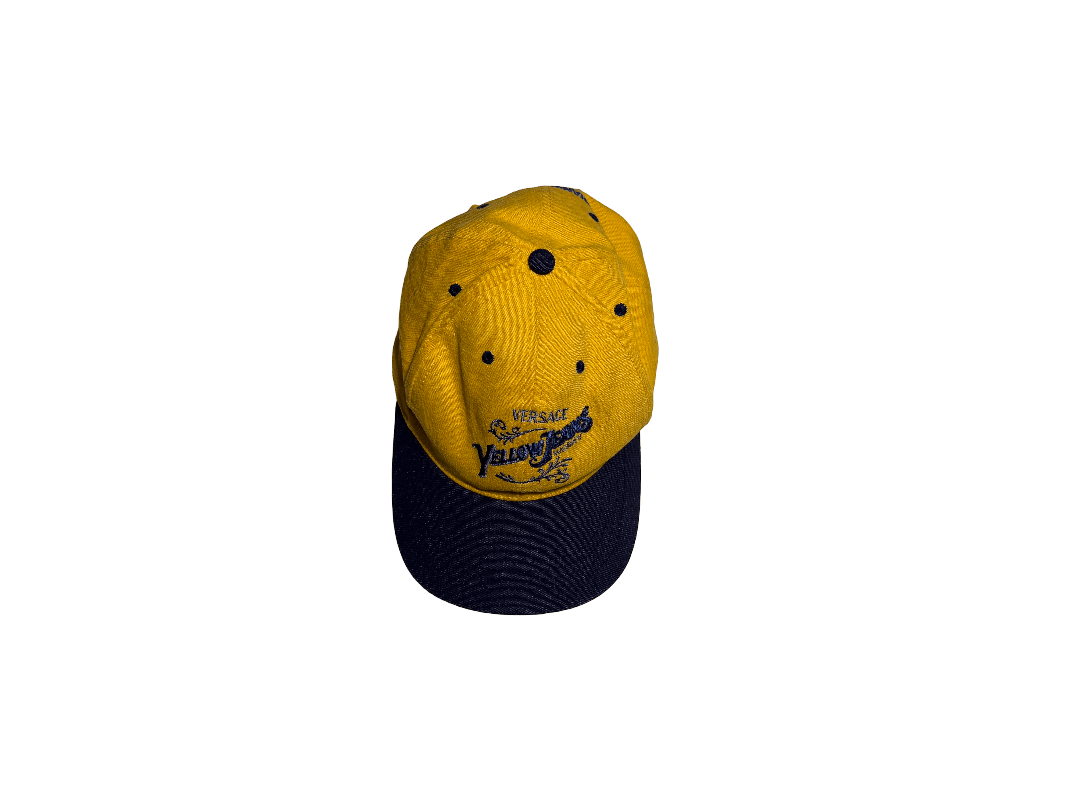 Versace Vintage 1990s Versace blue jeans hat Size ONE SIZE - 1 Thumbnail