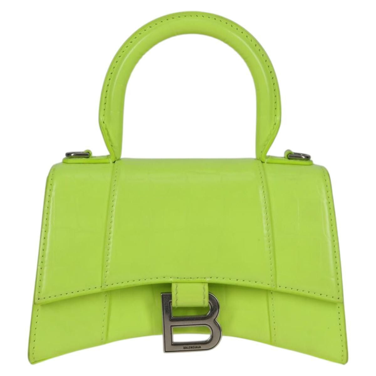 Balenciaga Balenciaga Hourglass Top Handle Bag Leather Size ONE SIZE - 1 Thumbnail