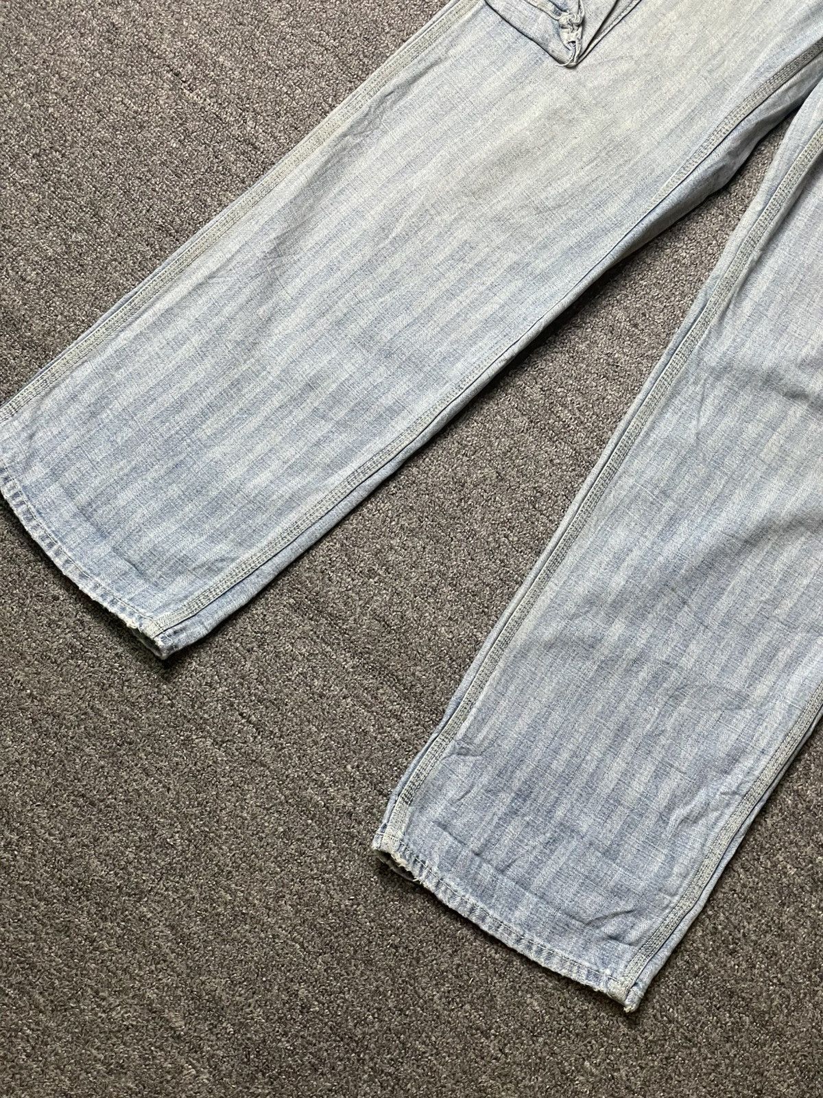 Blue Blue Japan × Japanese Brand × Vintage BLUE BLUE Brand Cargo Denim Jeans (112) Size US 31 - 2 Thumbnail