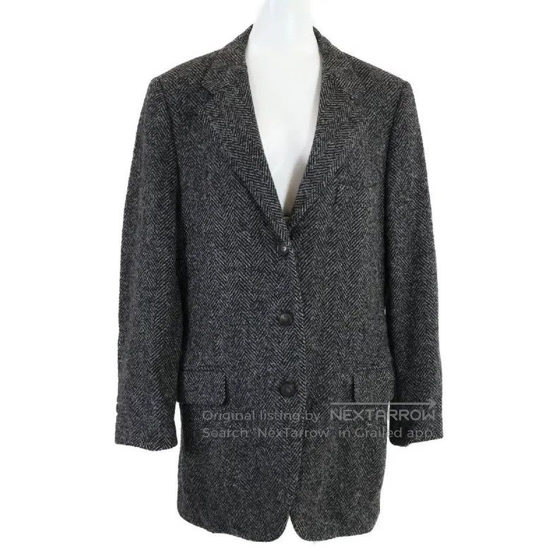 Hermes Hermes size M Herringbone Cashmere Blazer Size 38L - 1 Thumbnail