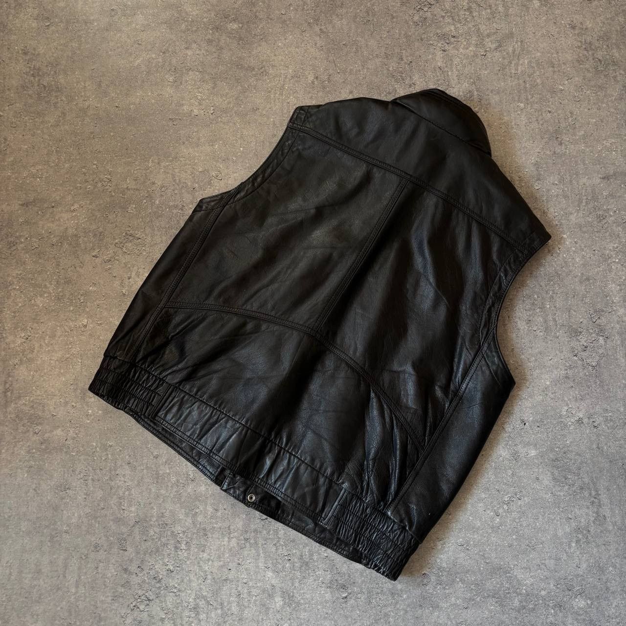 Japanese Brand × Leather Y2k Real Leather Japanese Brand Vest Size US L / EU 52-54 / 3 - 2 Thumbnail