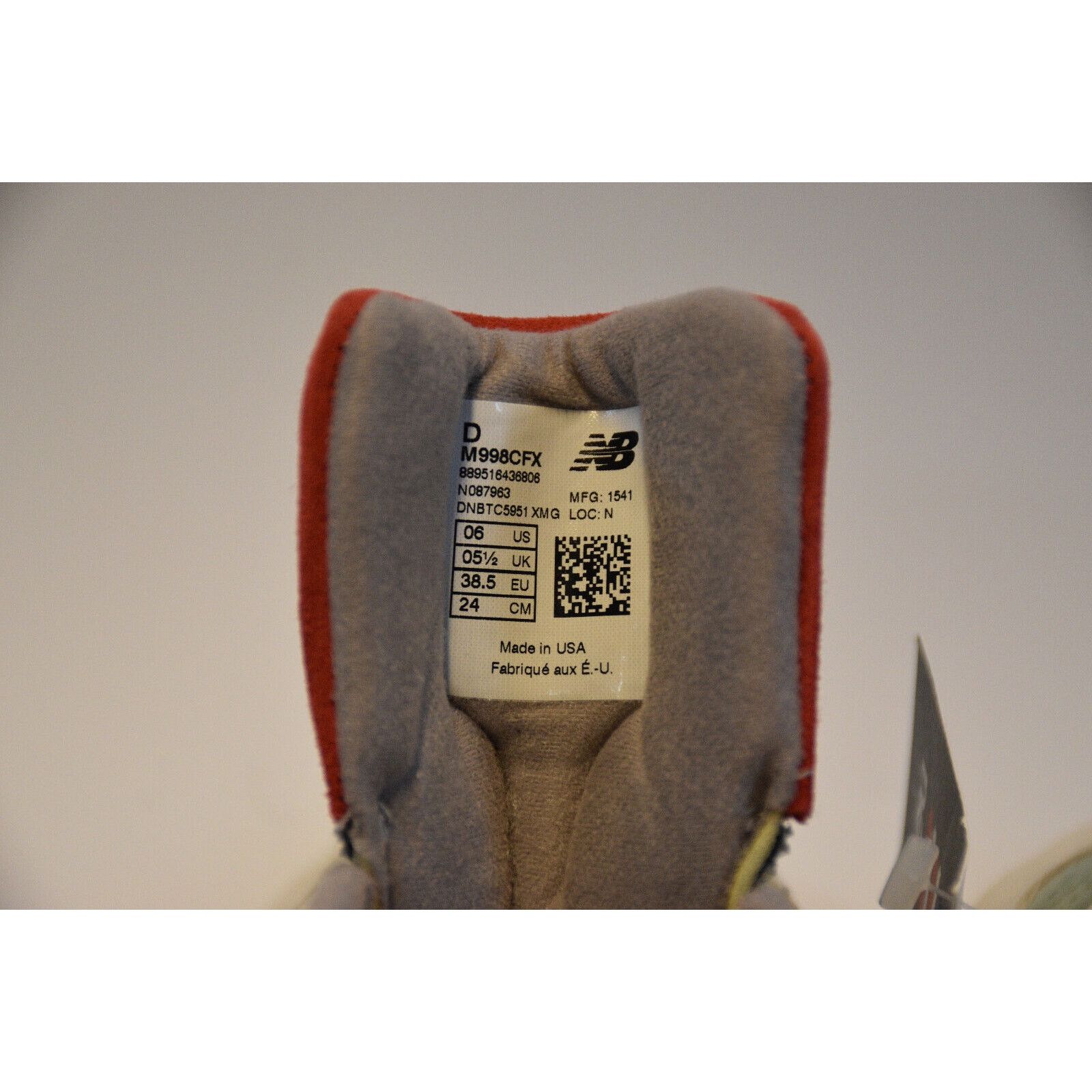 New Balance New Balance 998 Concepts M998CFX Men's Size 6 New 2015 Rare Size US 6 / EU 39 - 7 Thumbnail