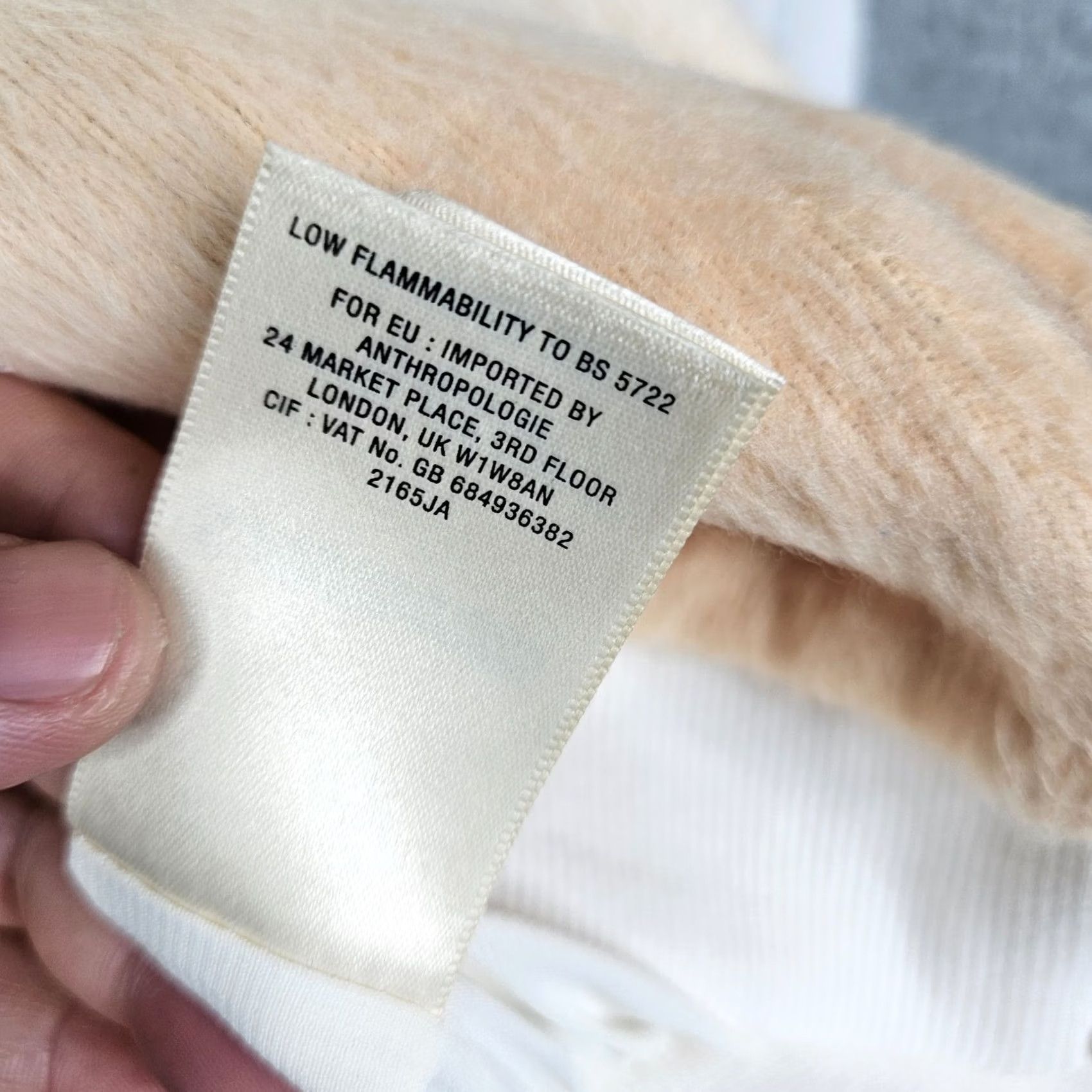 Anthropologie Anthropologie Paper Crown Bomber Jacket Women’s Orange Ivory L Zipper Logo Button Lightweight Faux Fur Size L / US 10 / IT 46 - 5 Thumbnail