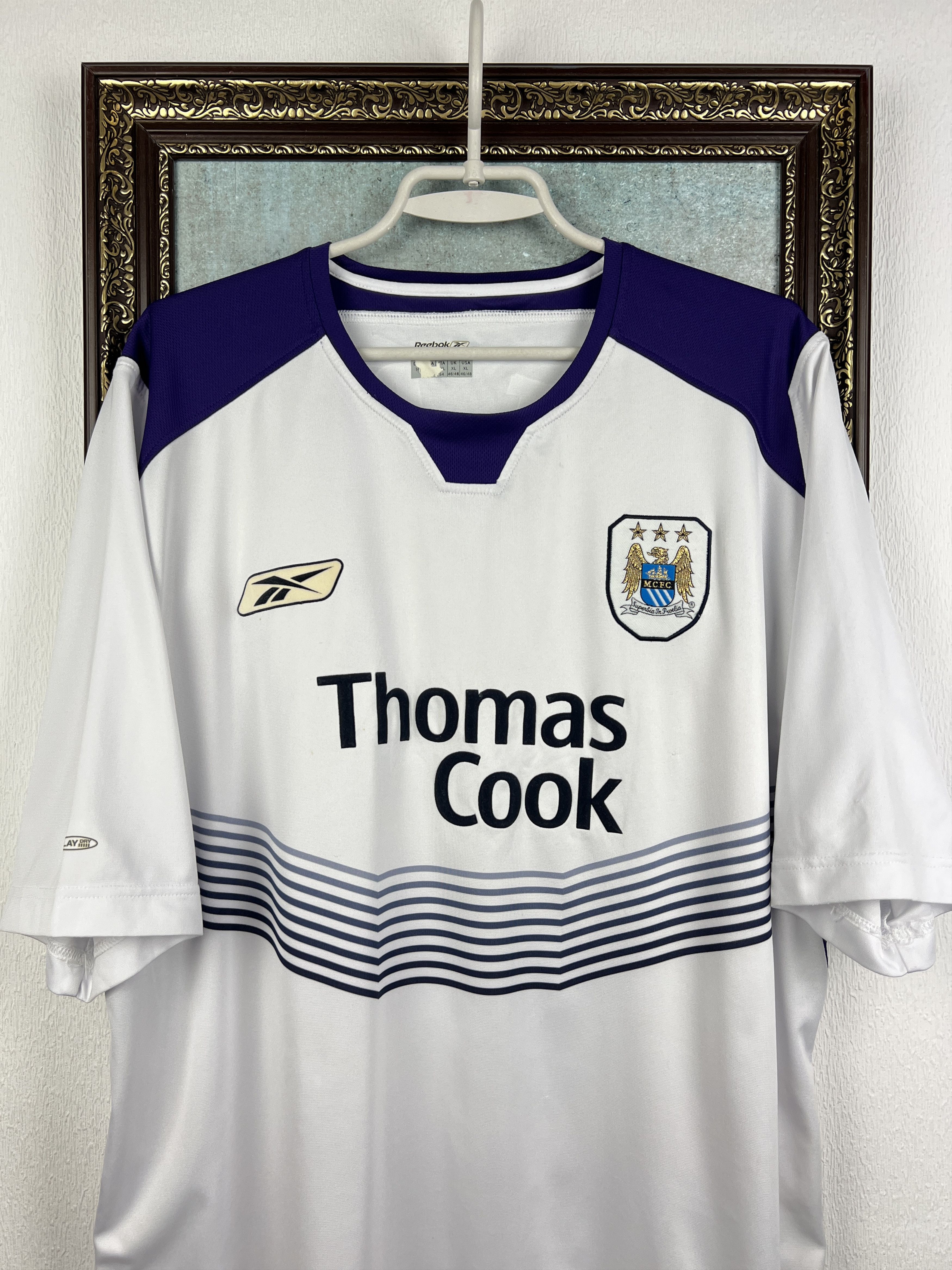 Reebok Manchester City football shirt #29 Wright Phillips Jersey Size US XL / EU 56 / 4 - 2 Thumbnail