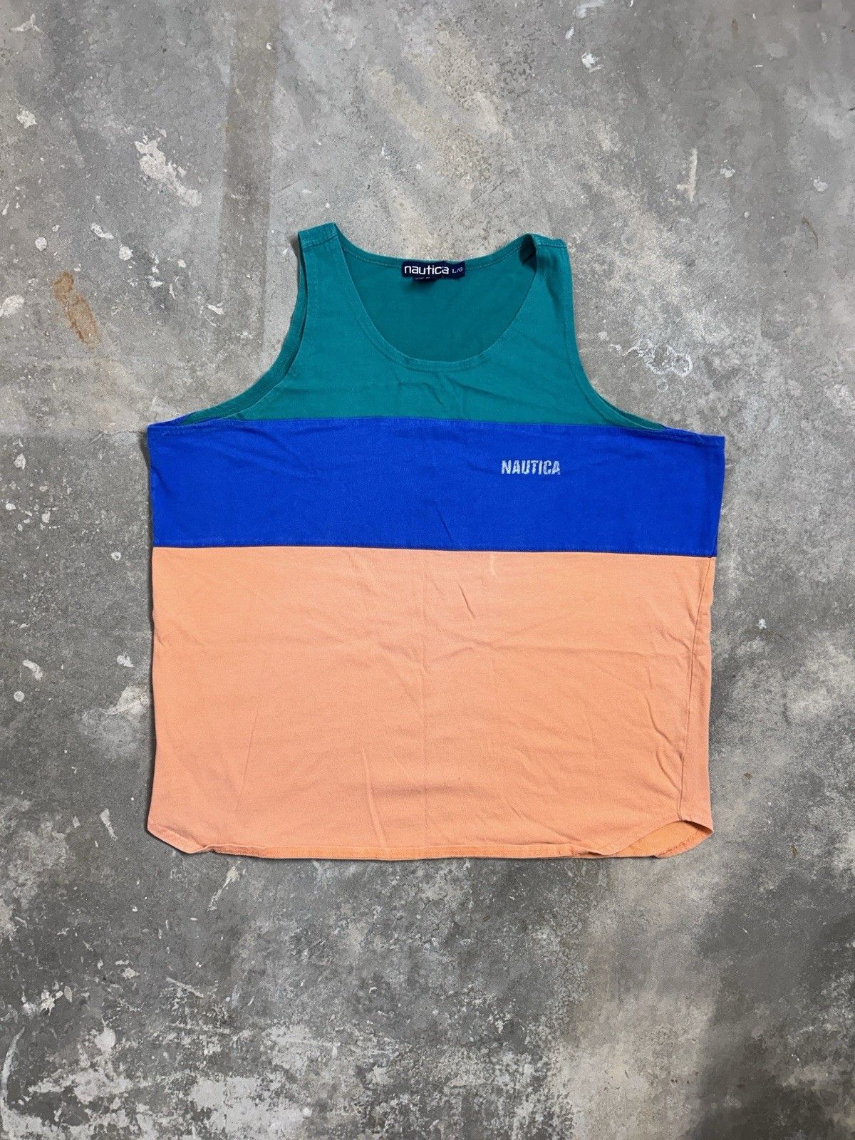 Nautica Vintage 90’s Nautica Summer Back Retro Tank Top Size Large Size US L / EU 52-54 / 3 - 1 Thumbnail