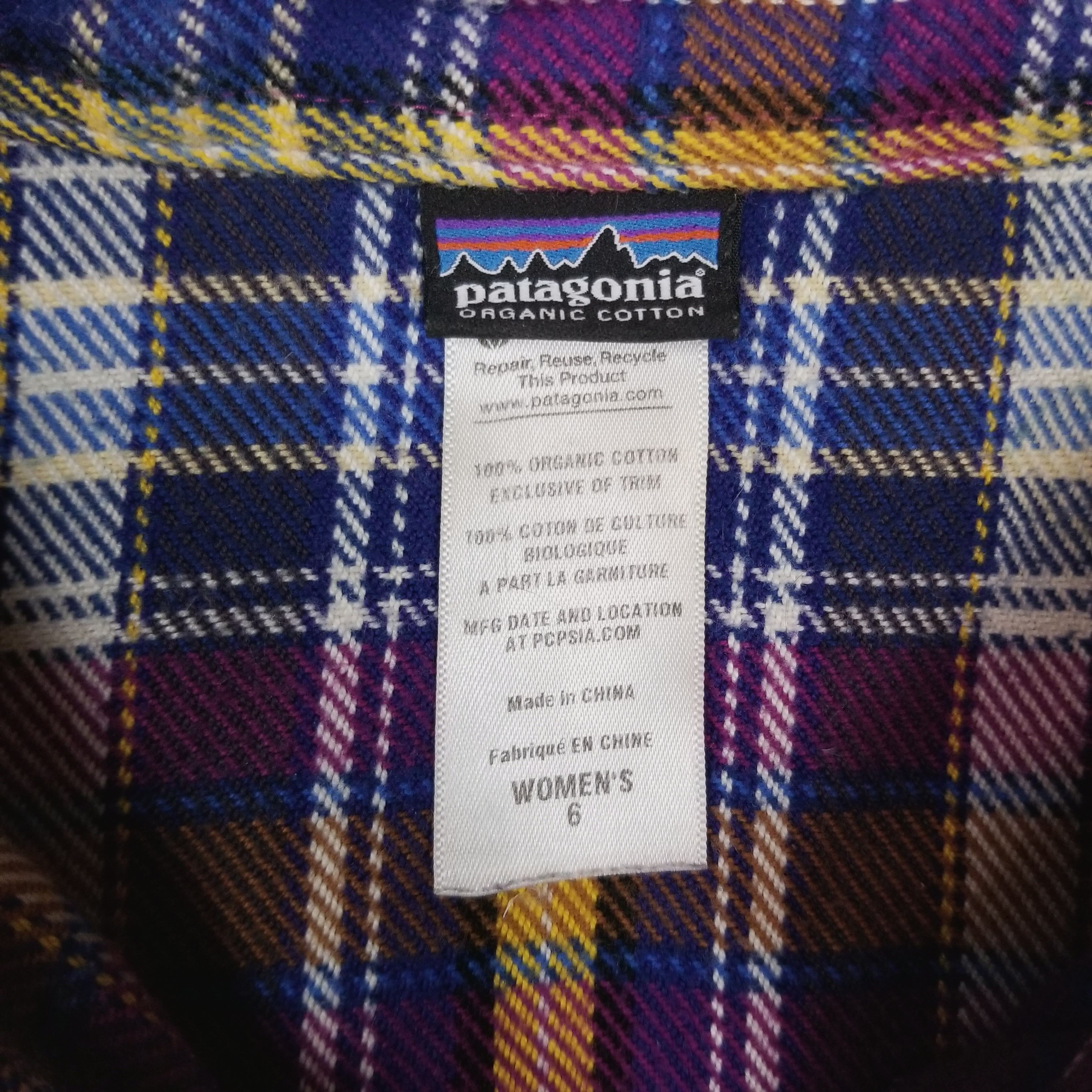 Patagonia Organic Cotton Midweight Flannel Shirt Size M / US 6-8 / IT 42-44 - 7 Thumbnail