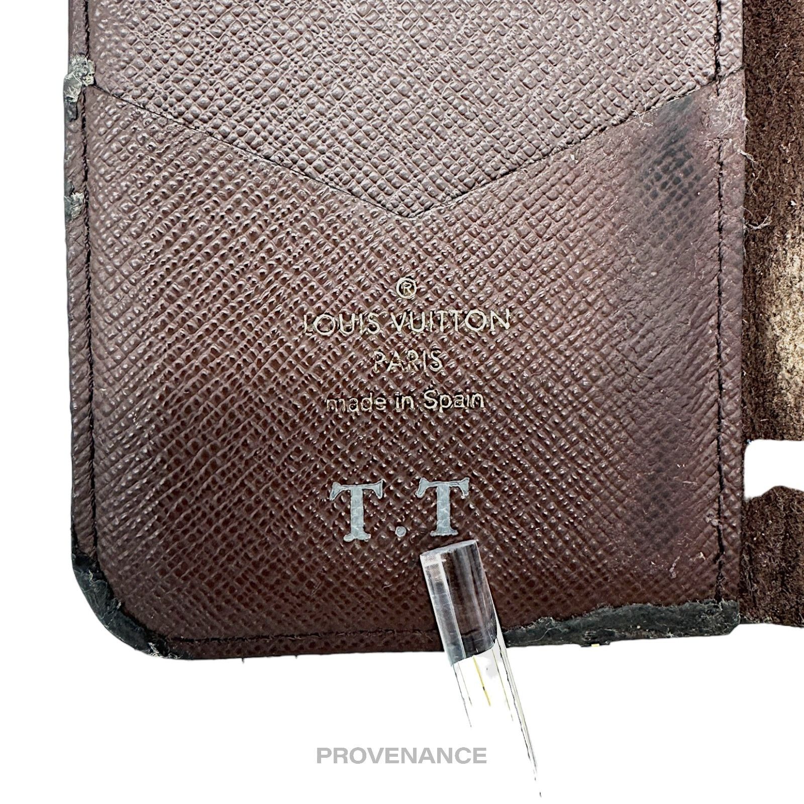 Louis Vuitton 🔴 Louis Vuitton iPhone X Case - Folio Monogram Brown Size ONE SIZE - 6 Thumbnail