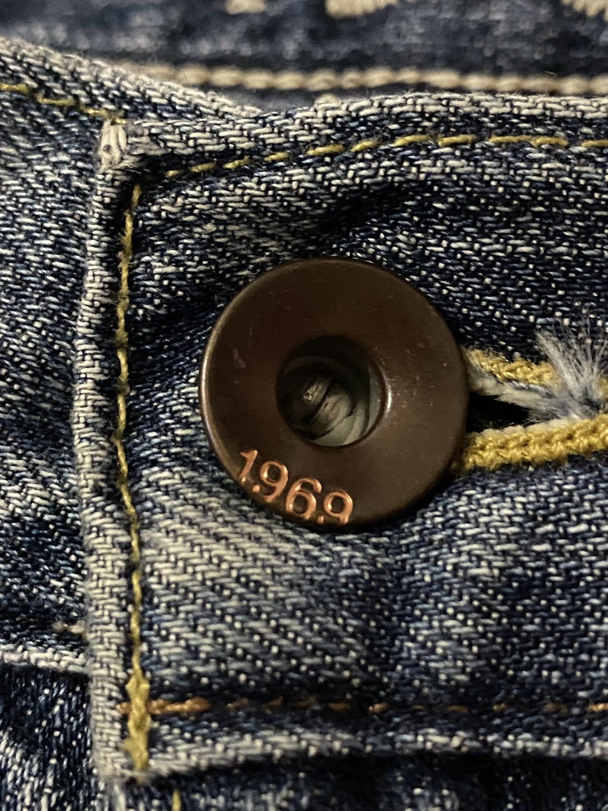 20471120 × JNCO Men Gap 1969 Jean Sandblast Distressed Art Honeycomb Knee Size US 32 / EU 48 - 14 Thumbnail