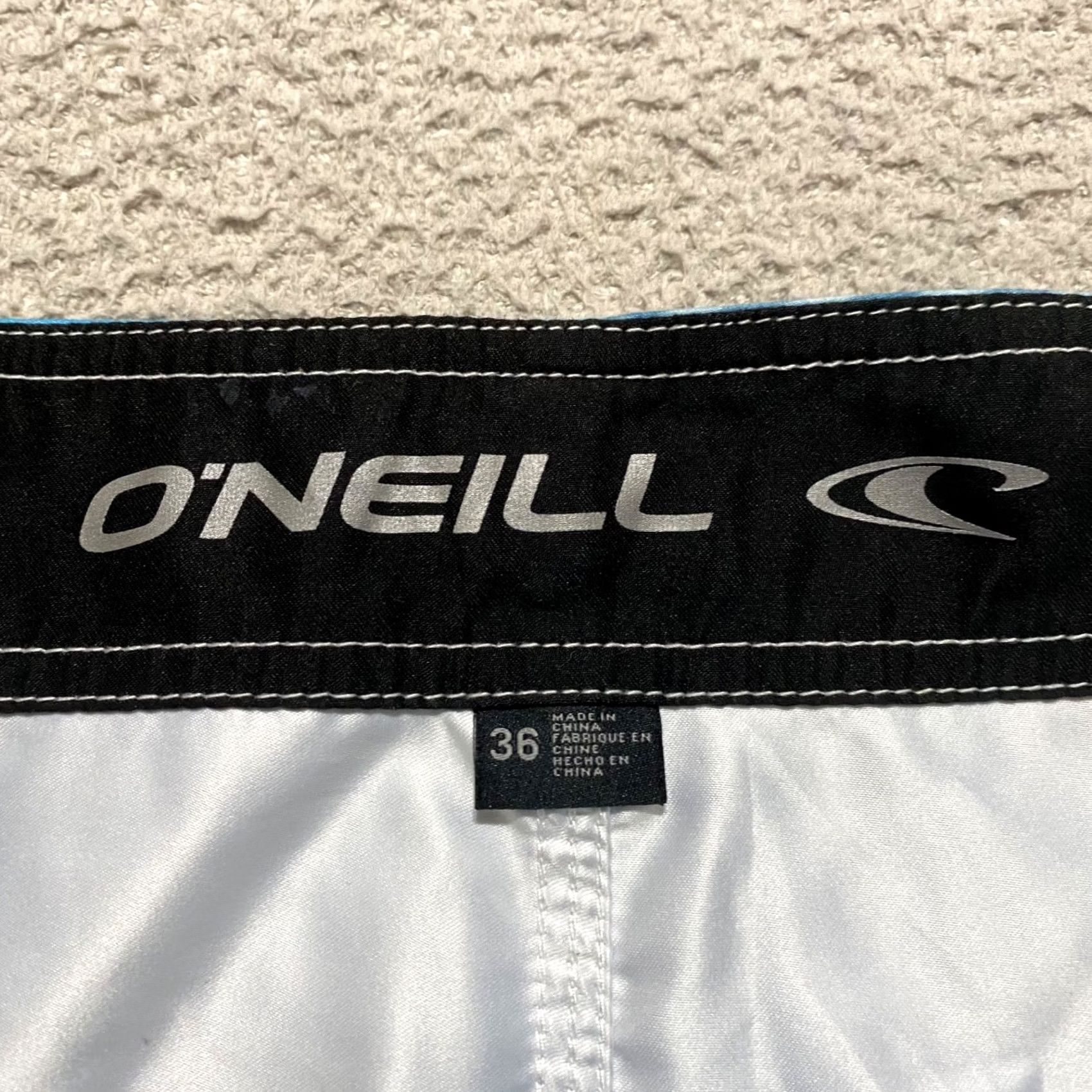O'Neill O'Neill Shorts Mens 36 Blue Board Plaid Check Outdoor Beach Inseam Size US 36 / EU 52 - 3 Thumbnail