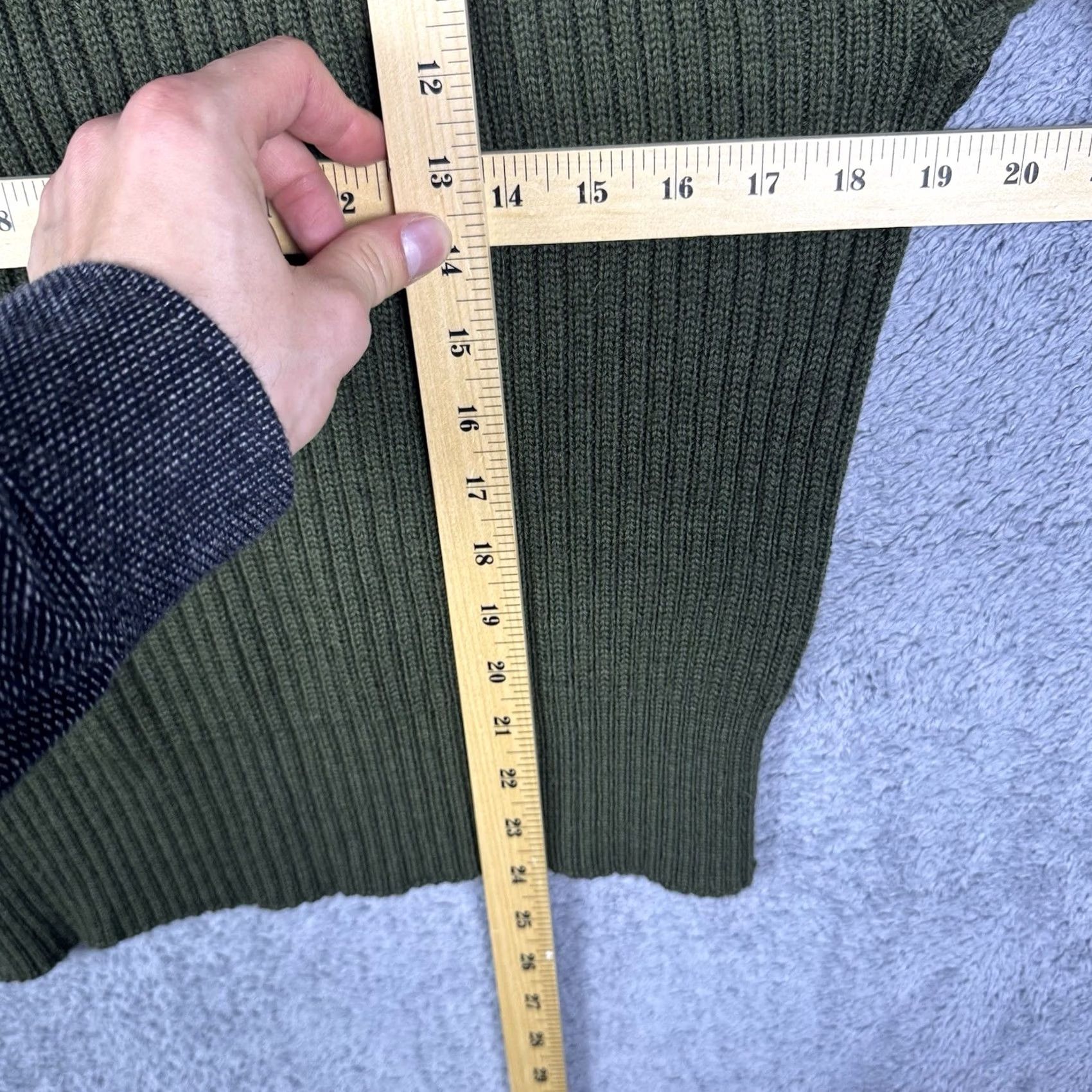 Vintage VINTAGE Mitts Nitts Sweater Mens L Green Service Wool Epaulette Men DefenseLogistics Agency Valor Size US L / EU 52-54 / 3 - 7 Thumbnail